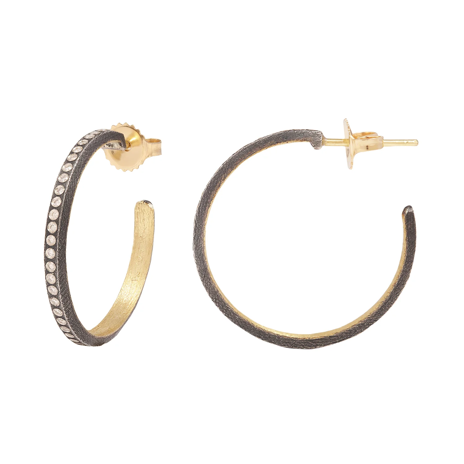 Adam Diamond Hoops - Image 3