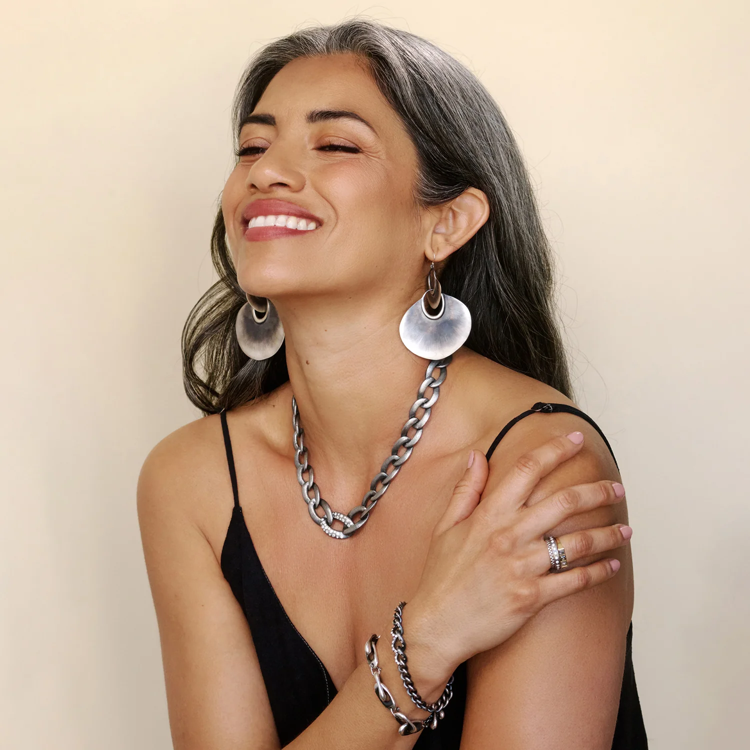 Alicia Diamond Link Necklace - Image 5
