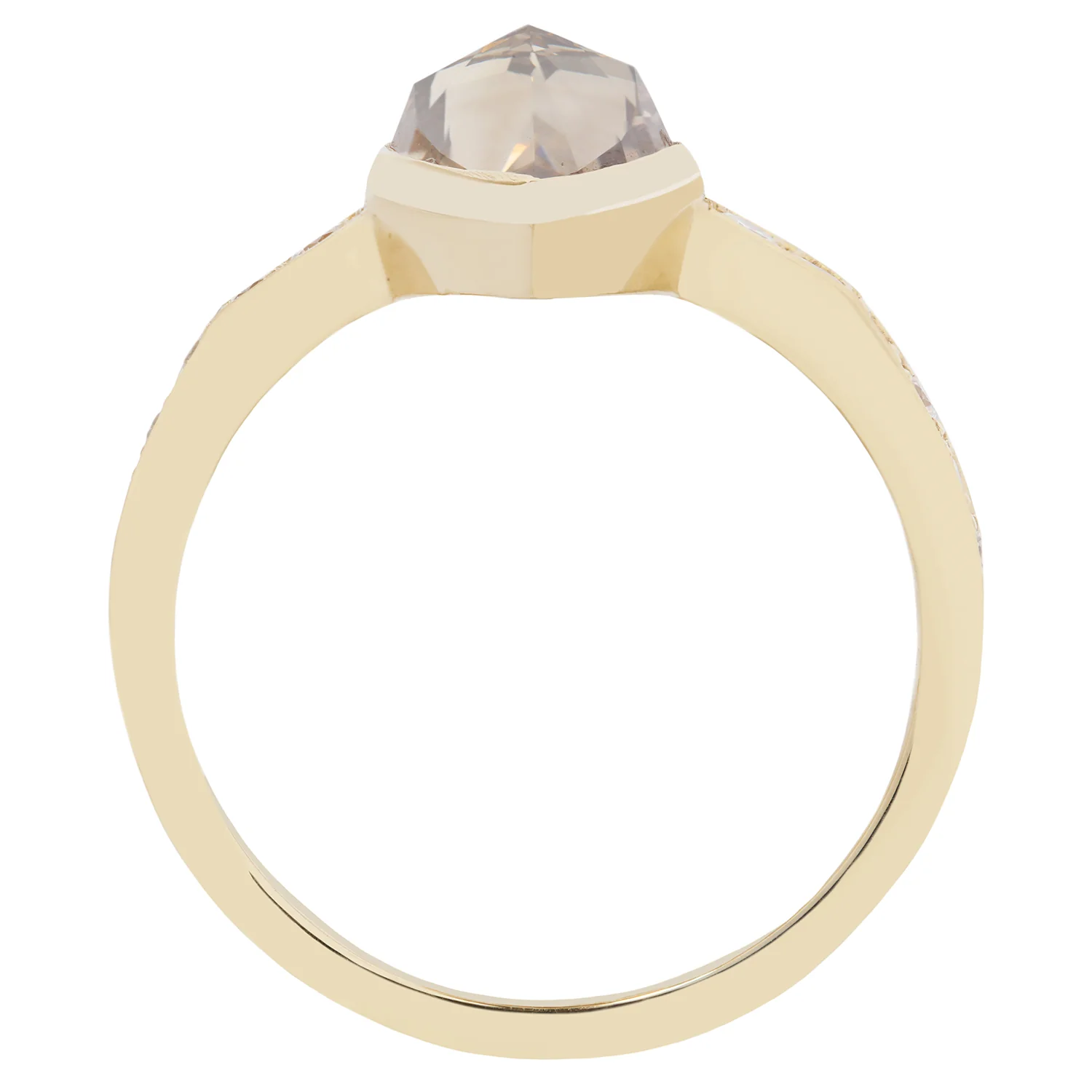 Amber Radiance Diamond Ring - Image 4