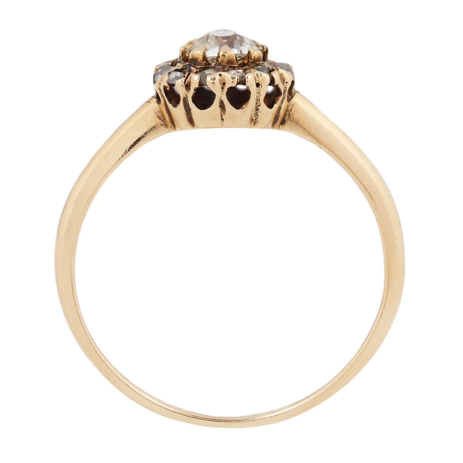 Antique Flora Cluster Ring - Image 5