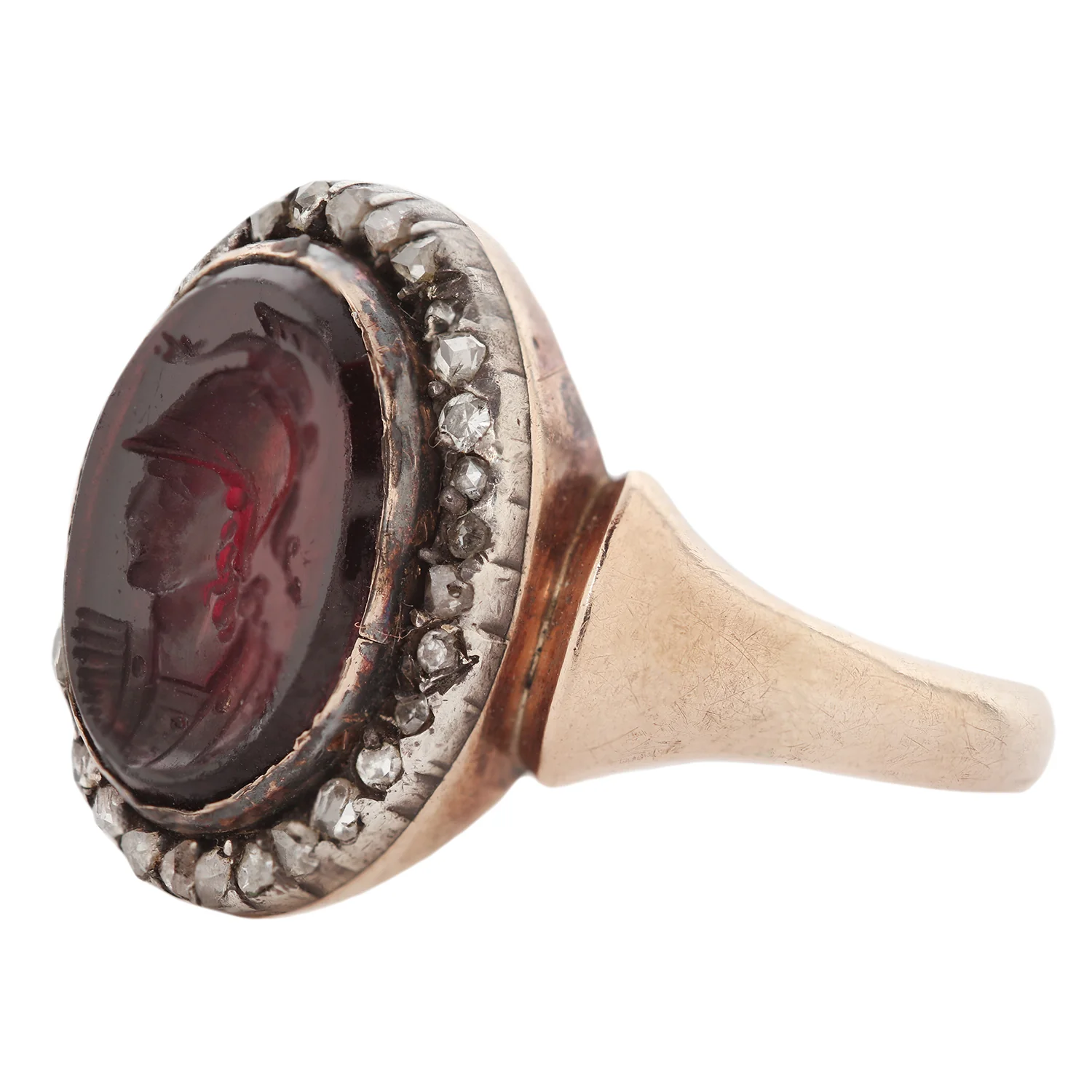 Antique Minerva Intaglio Ring - Image 3