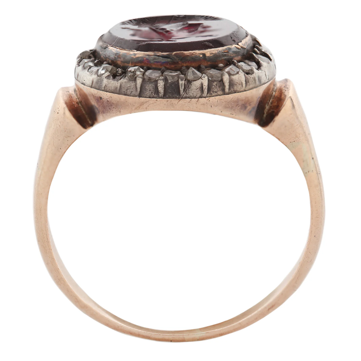 Antique Minerva Intaglio Ring - Image 5