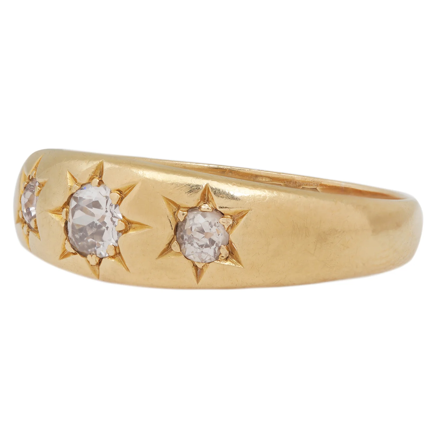 Antique Triple Diamond Star Ring - Image 3