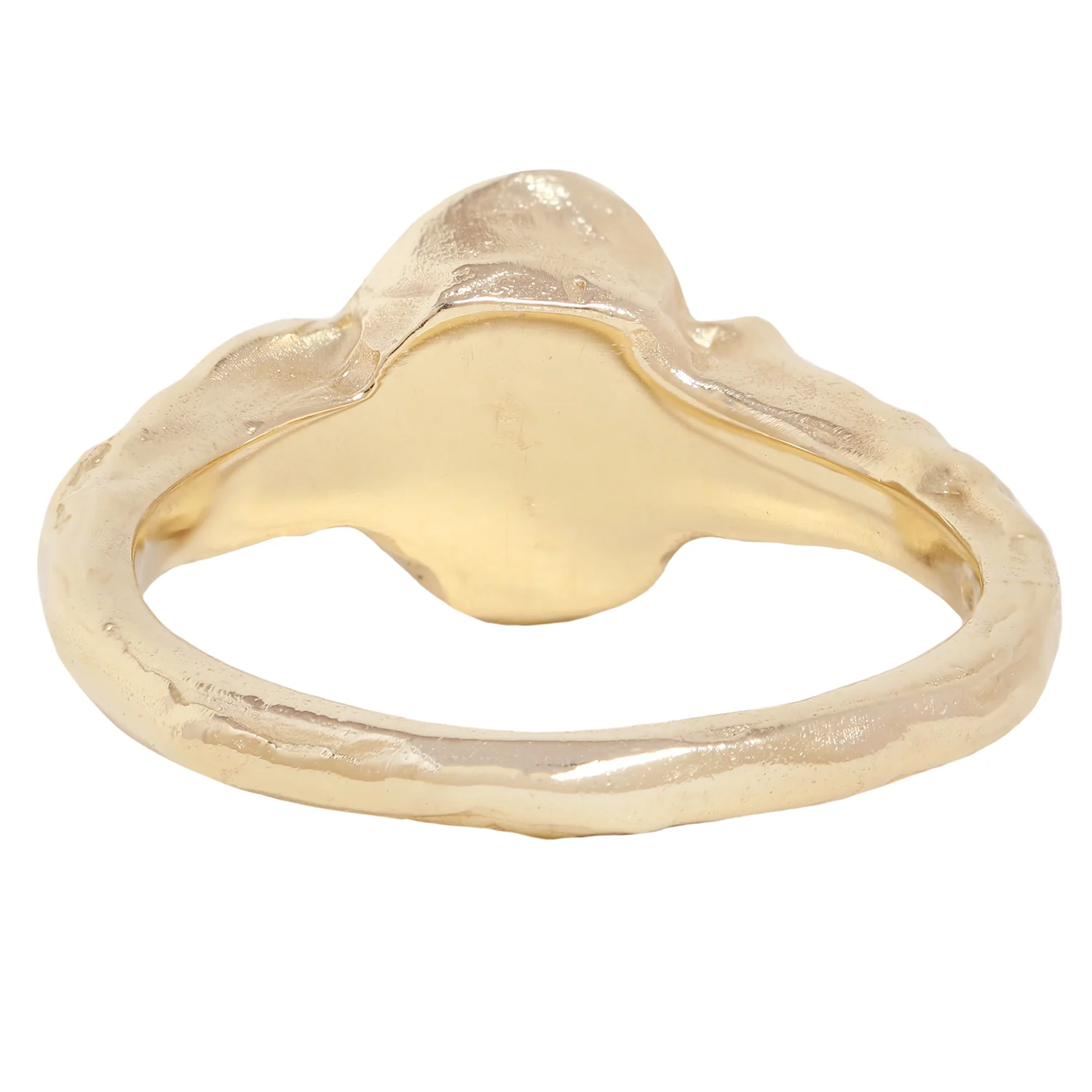 Armach Lemon Three Stone Diamond Organic Ring - Image 3