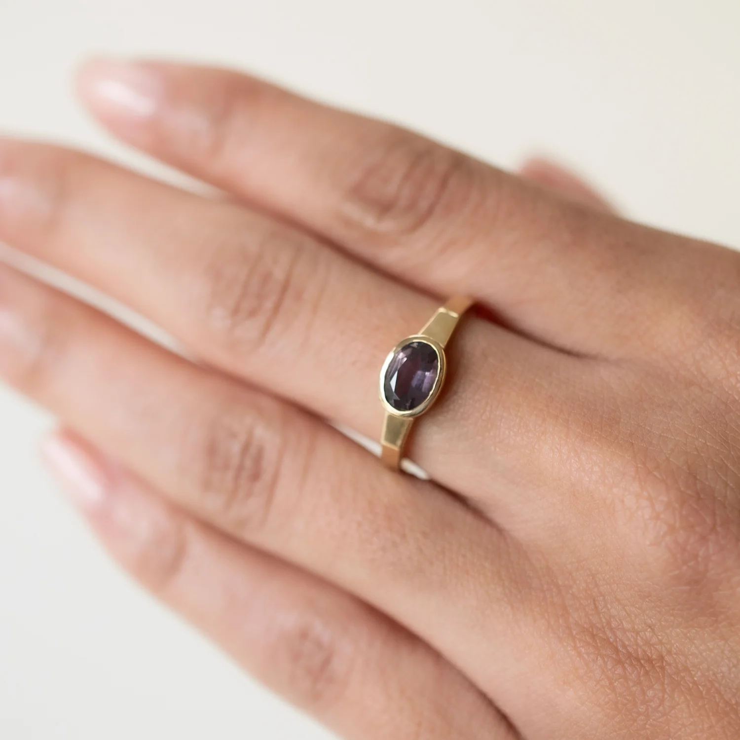 Aurora Sky Sapphire Mojave Ring - Image 2