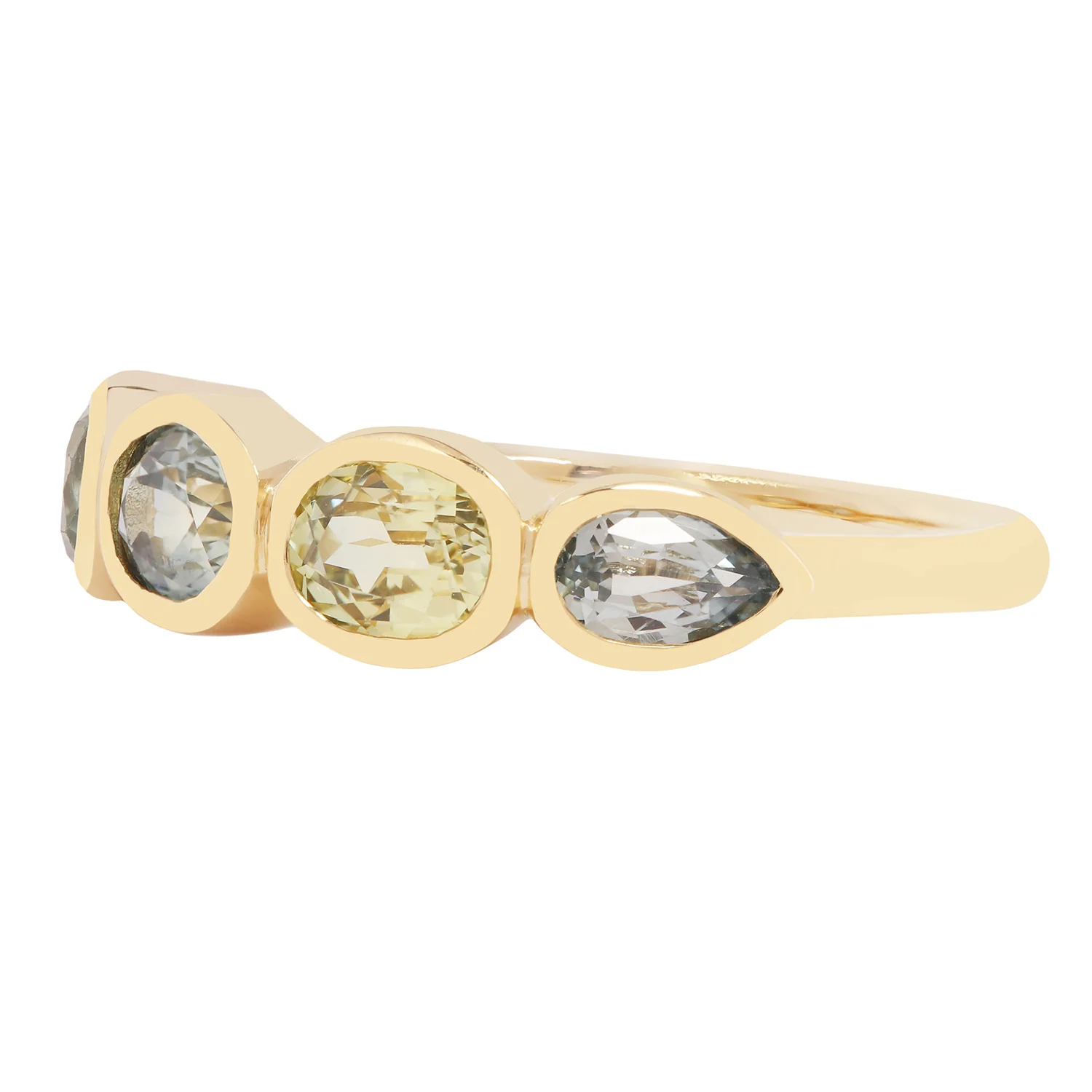 Blue Tides Sapphire Stacking Band - Image 3