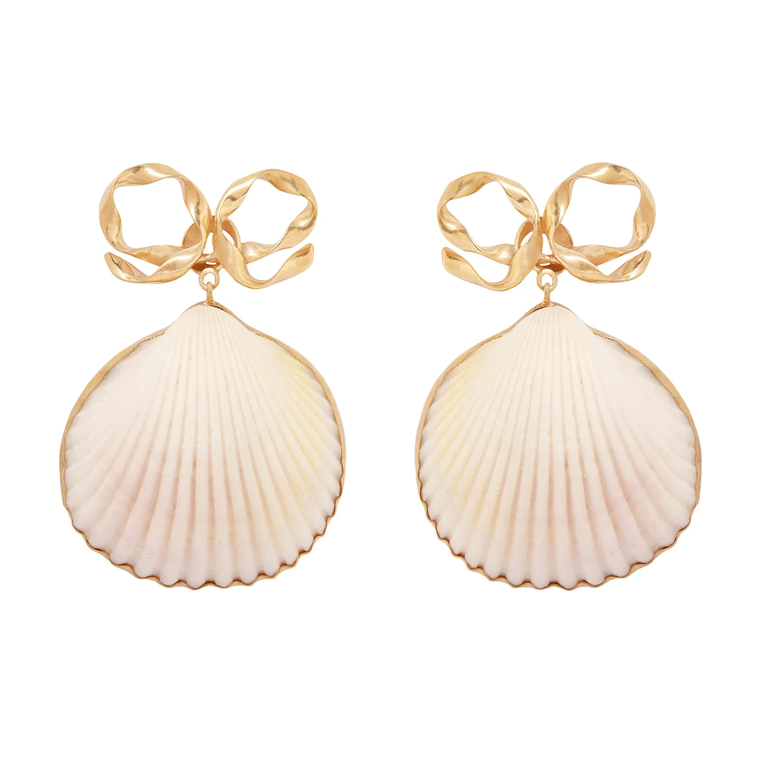 Bow & Shell Earrings