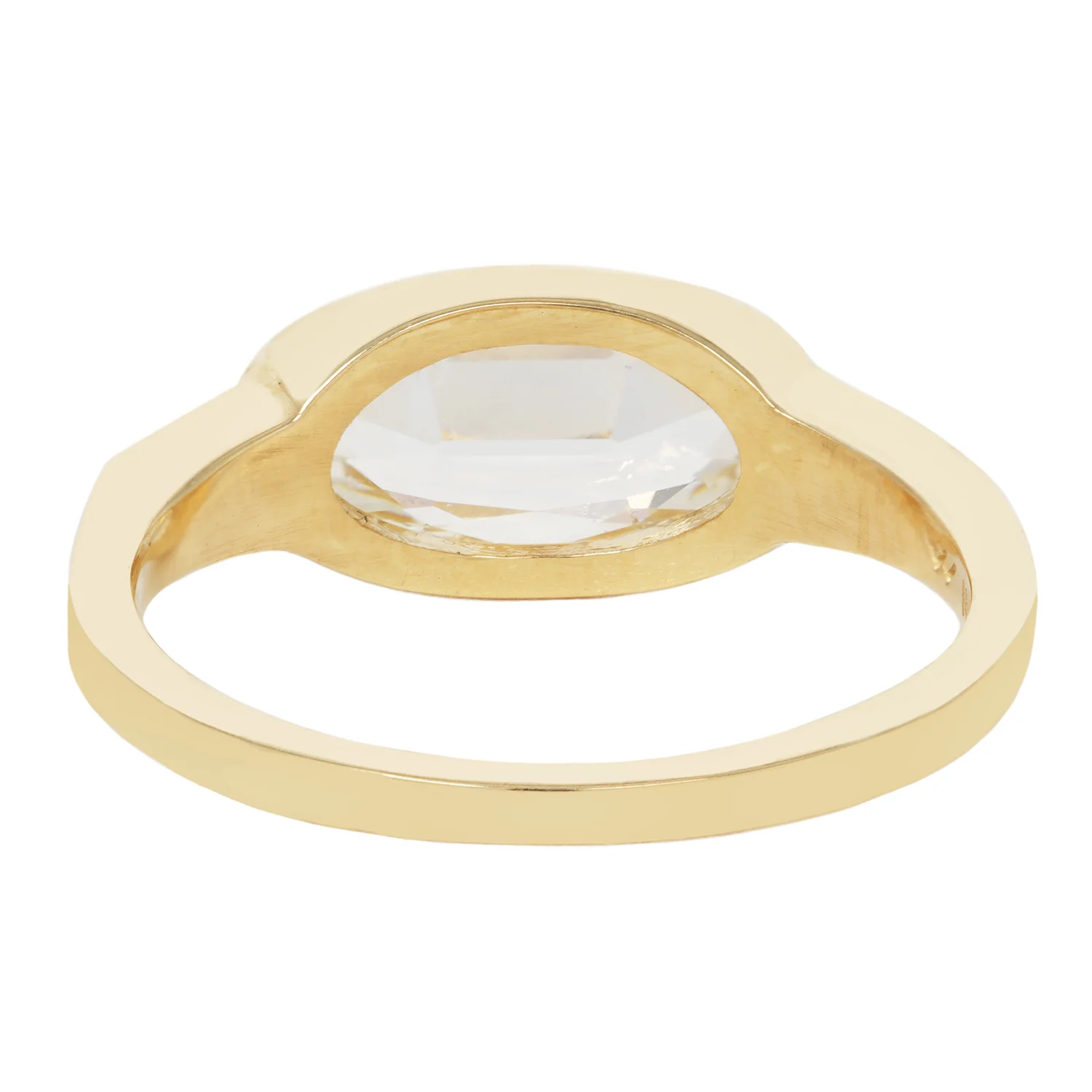 Bright Ellipse Diamond Ring - Image 4