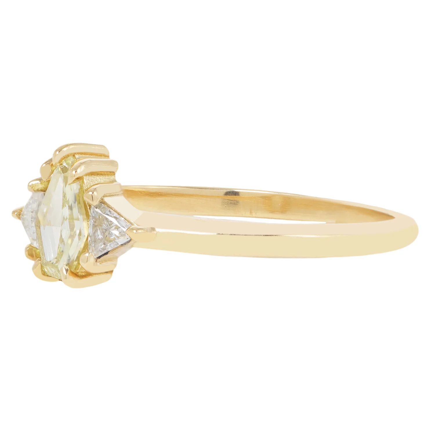 Buttercup Three Diamond Ring - Image 3