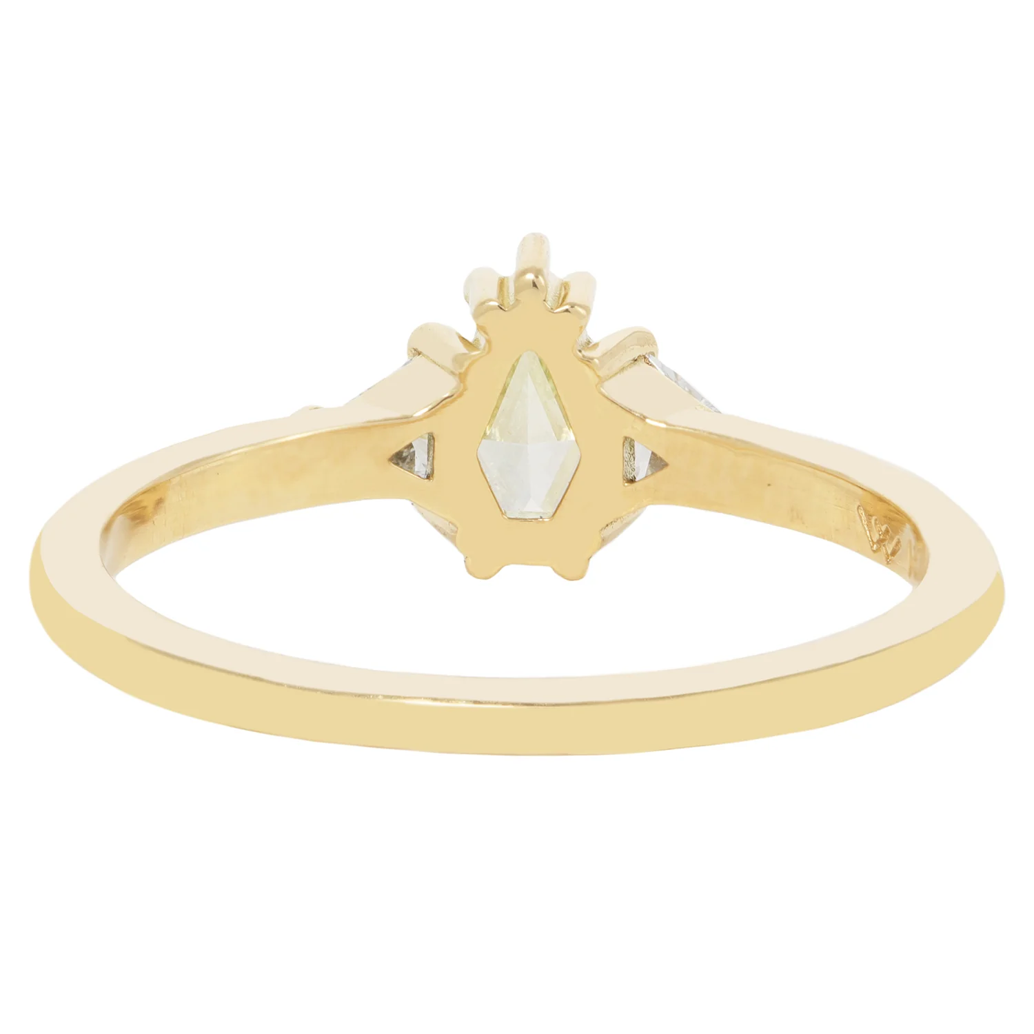 Buttercup Three Diamond Ring - Image 4