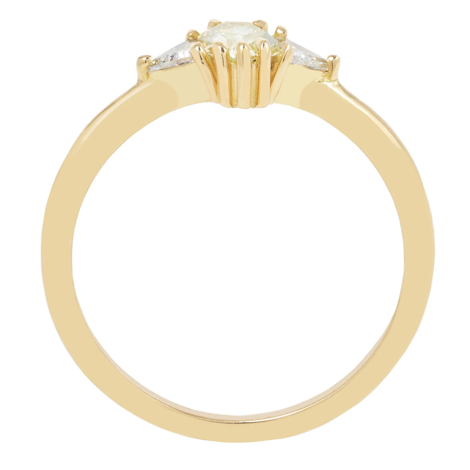 Buttercup Three Diamond Ring - Image 5
