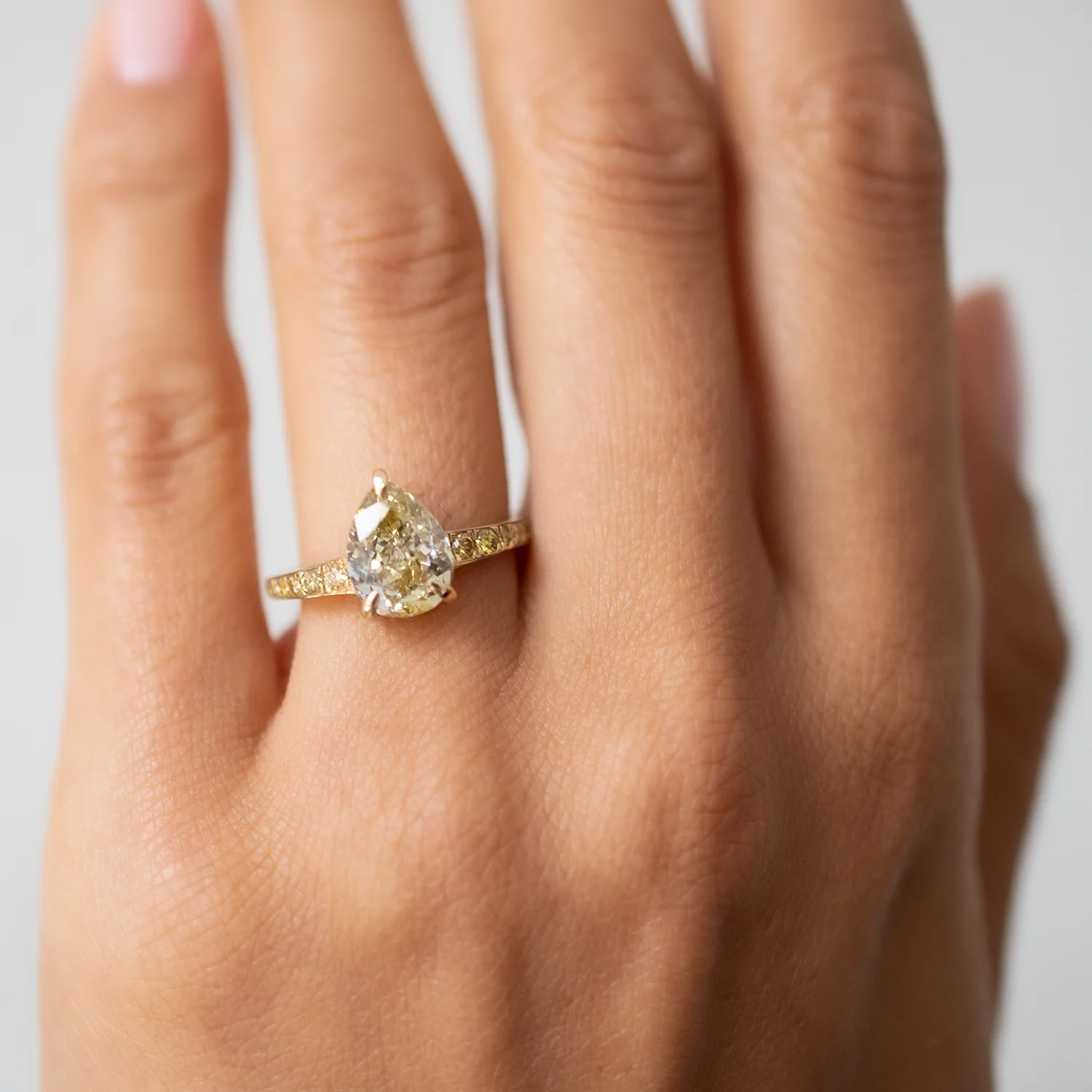 Canary Diamond Radiance Ring - Image 2
