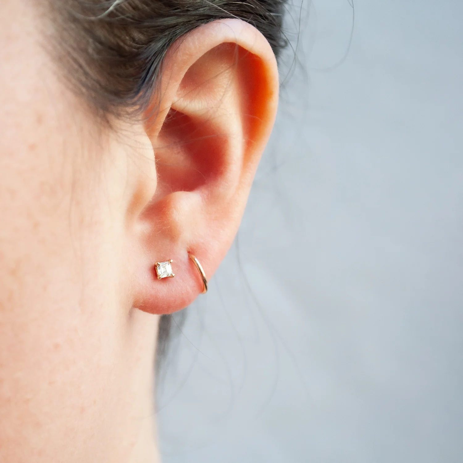 Carré Diamond Studs - Image 5