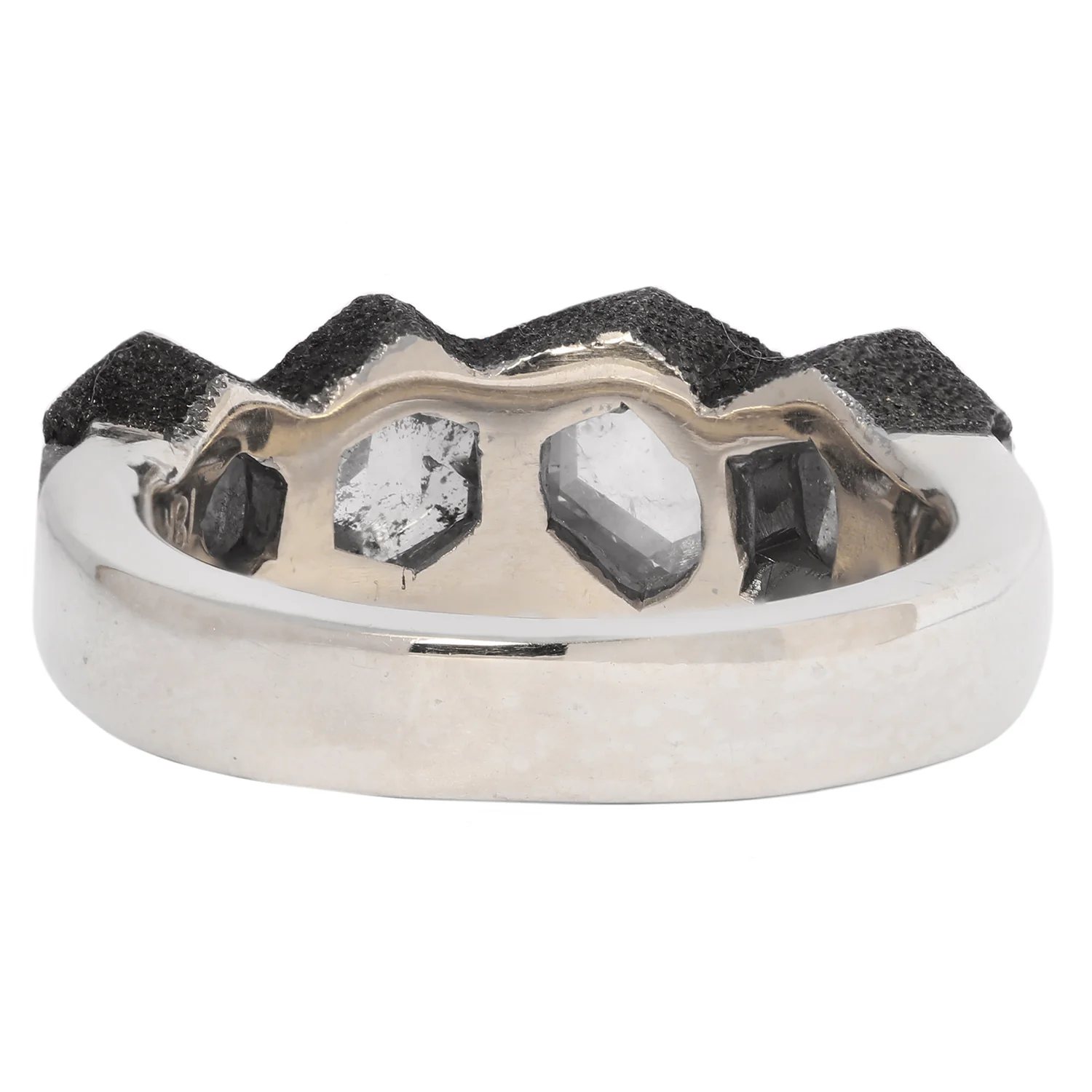 Celestial Hex Diamond Ring - Image 4