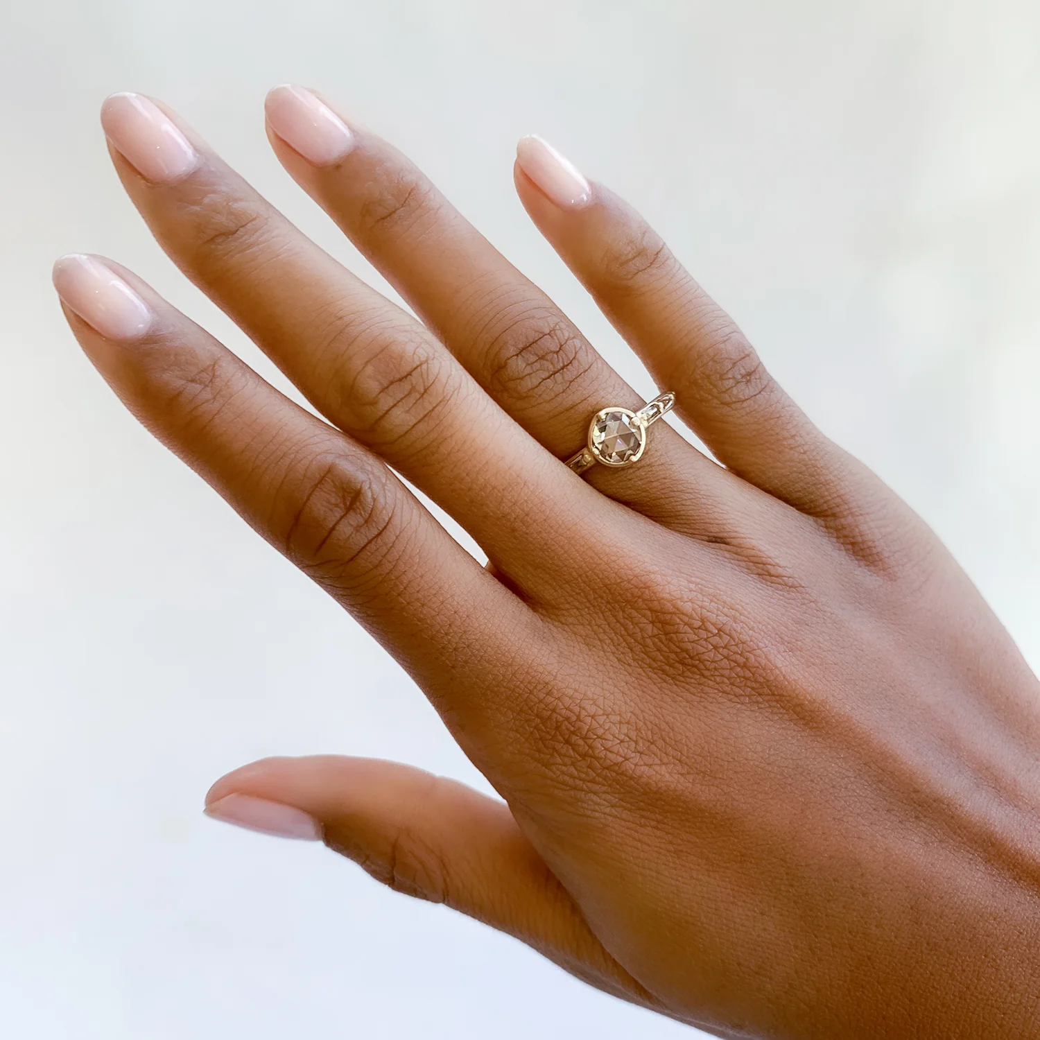 Champagne Baguette Ring - Image 2
