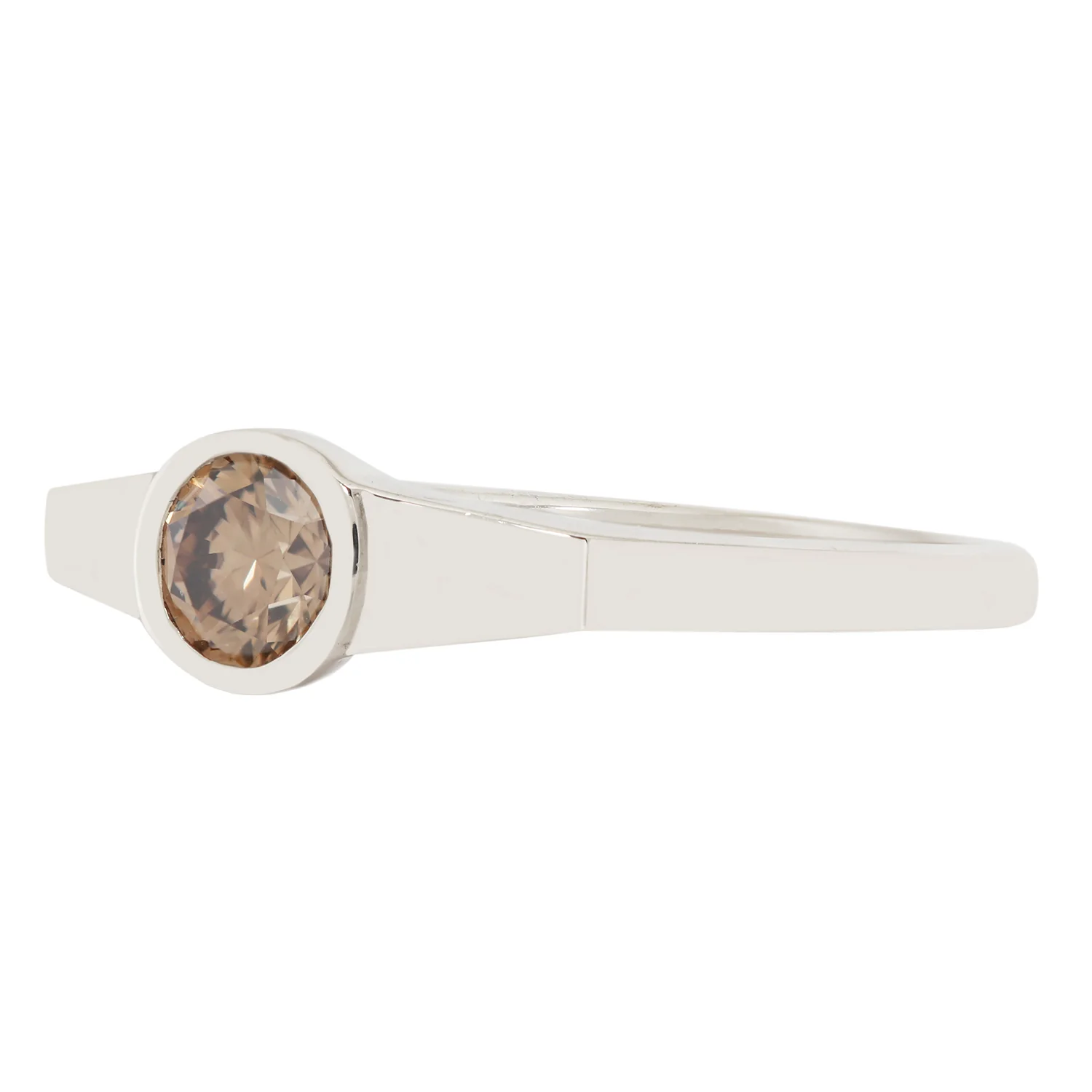 Champagne Diamond Eclipse Ring - Image 3