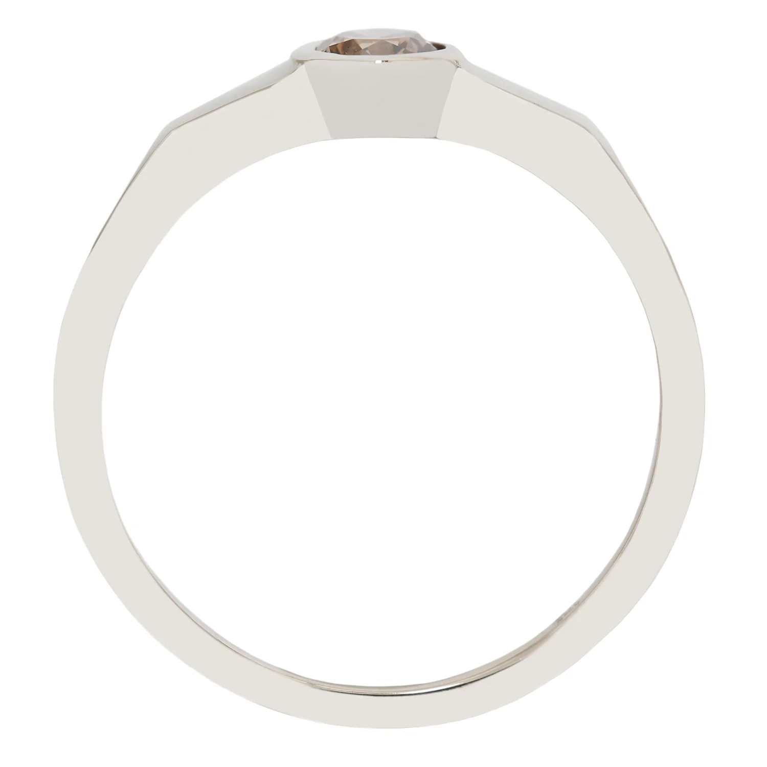 Champagne Diamond Eclipse Ring - Image 5