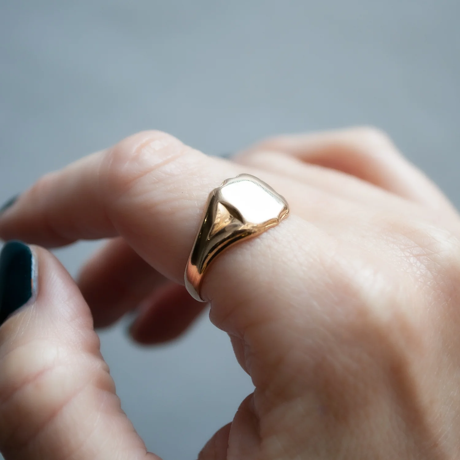 Chester Shield Signet Ring - Image 6