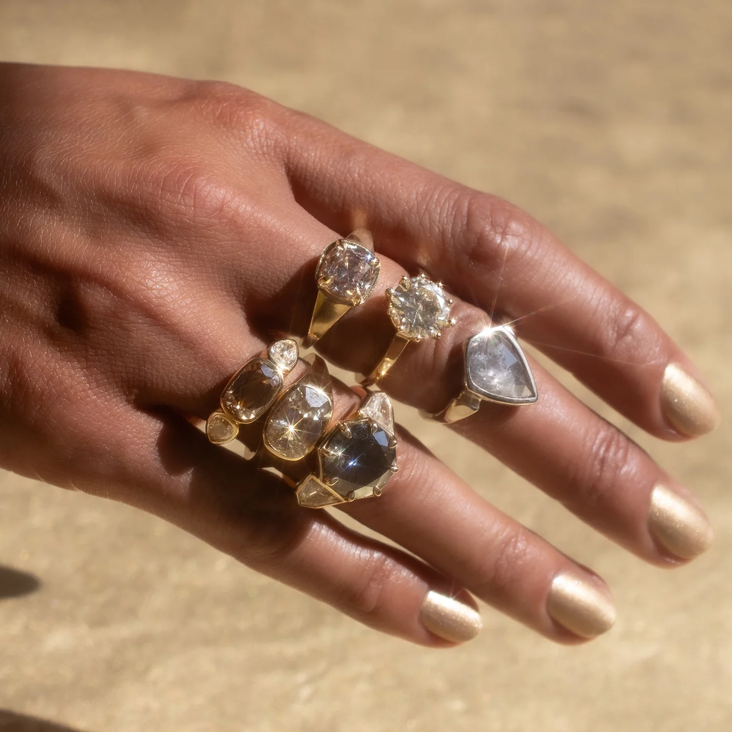 Cognac Radiance Diamond Ring - Image 6