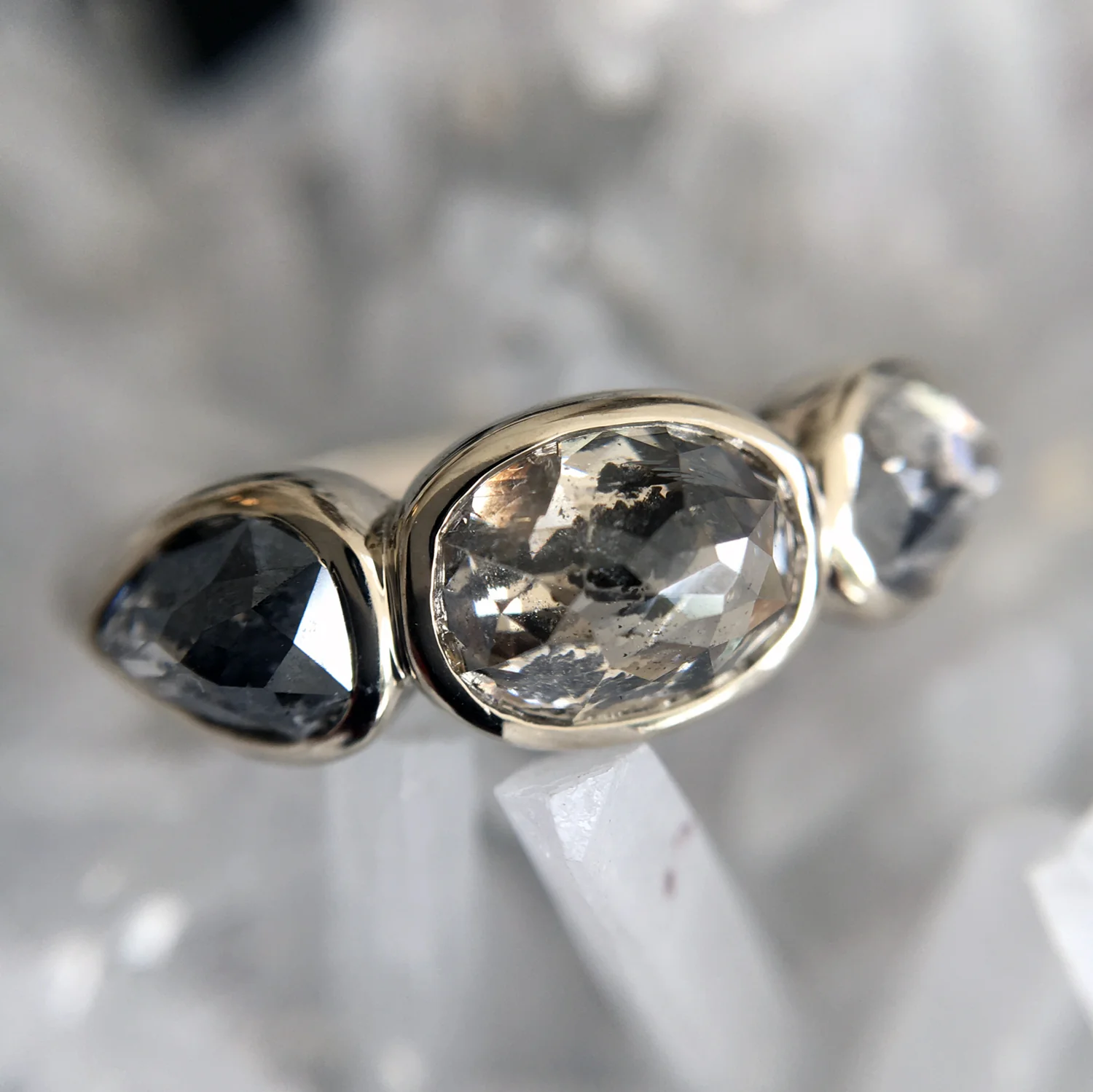 Cosmos Three Stone Ring - Image 6