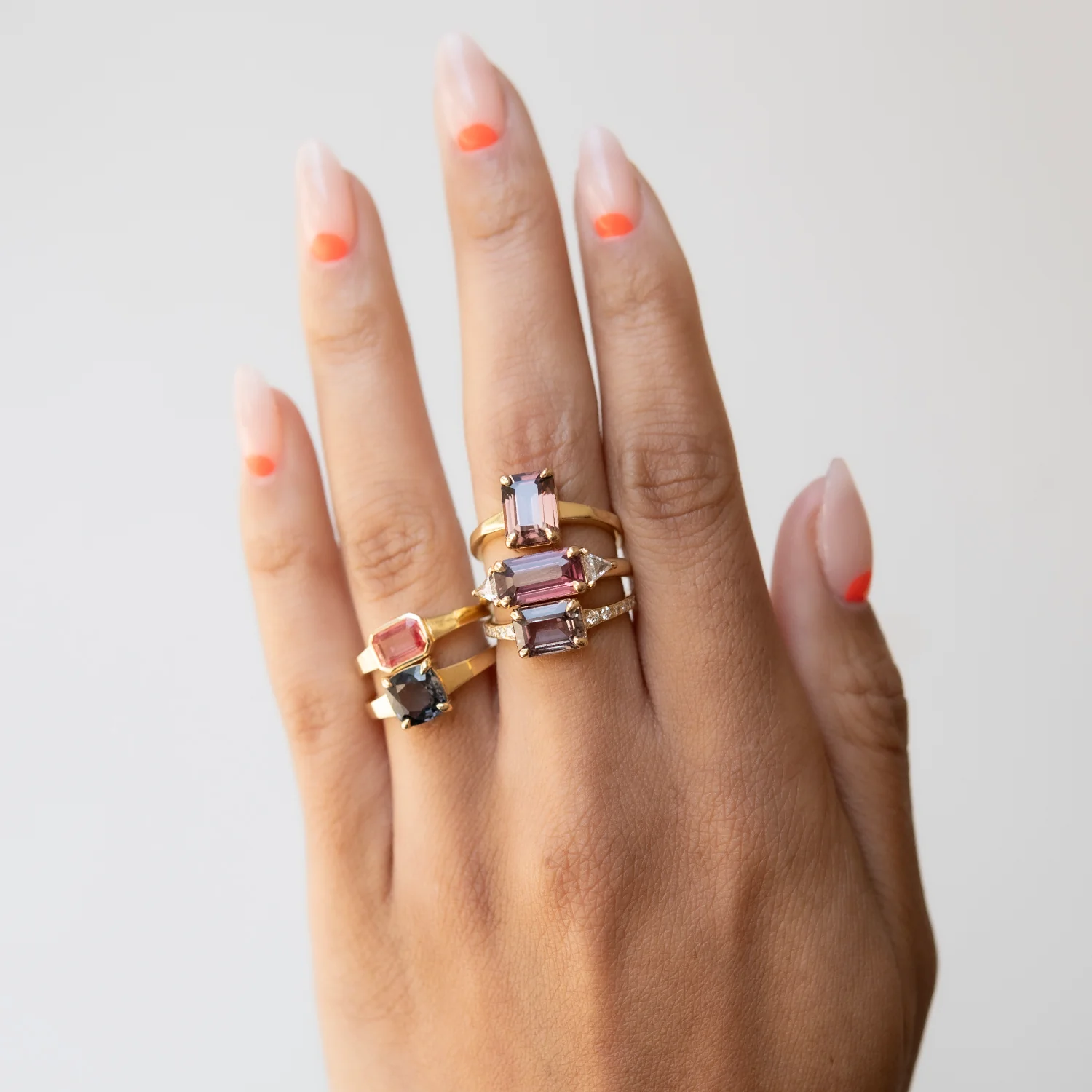 Dark Indigo Spinel Ring - Image 6