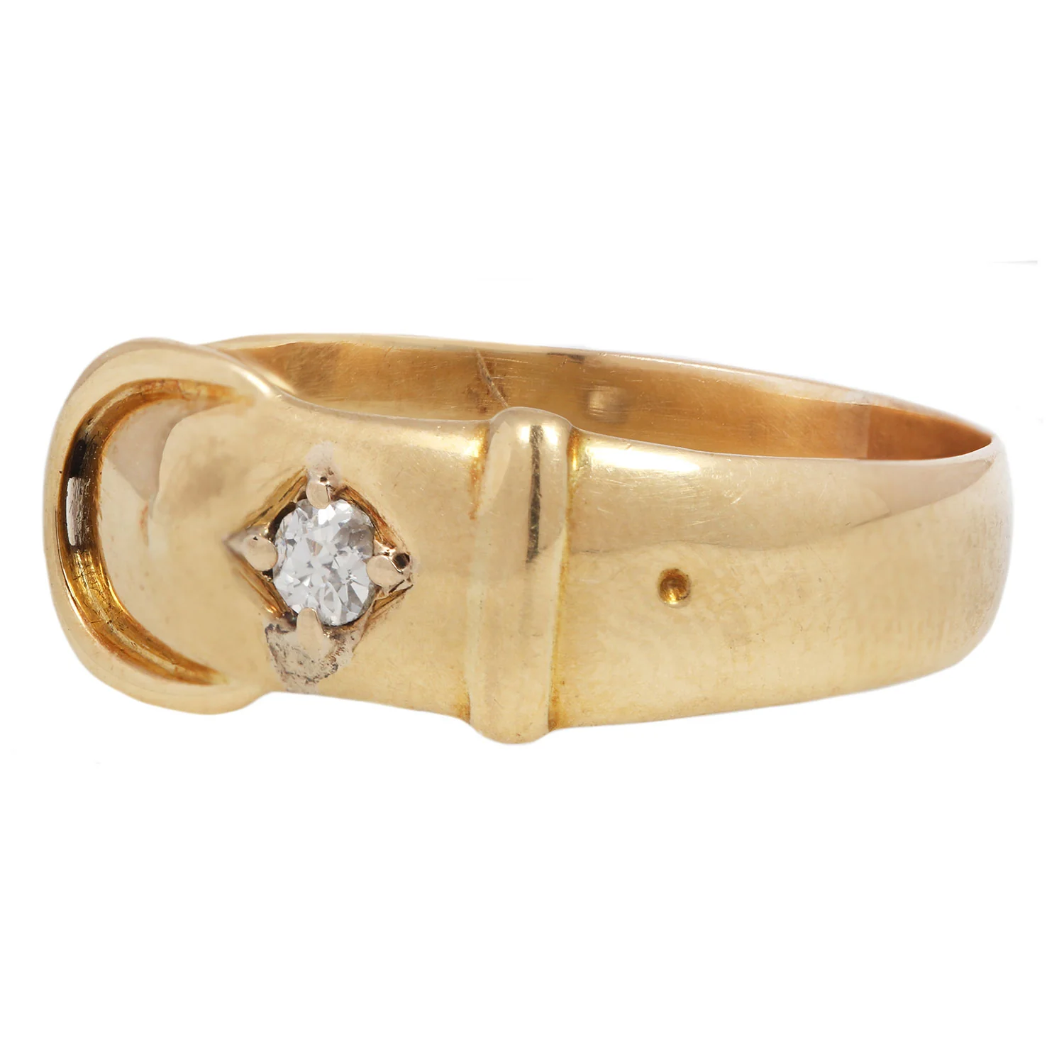 Derby Diamond Buckle Ring - Image 3