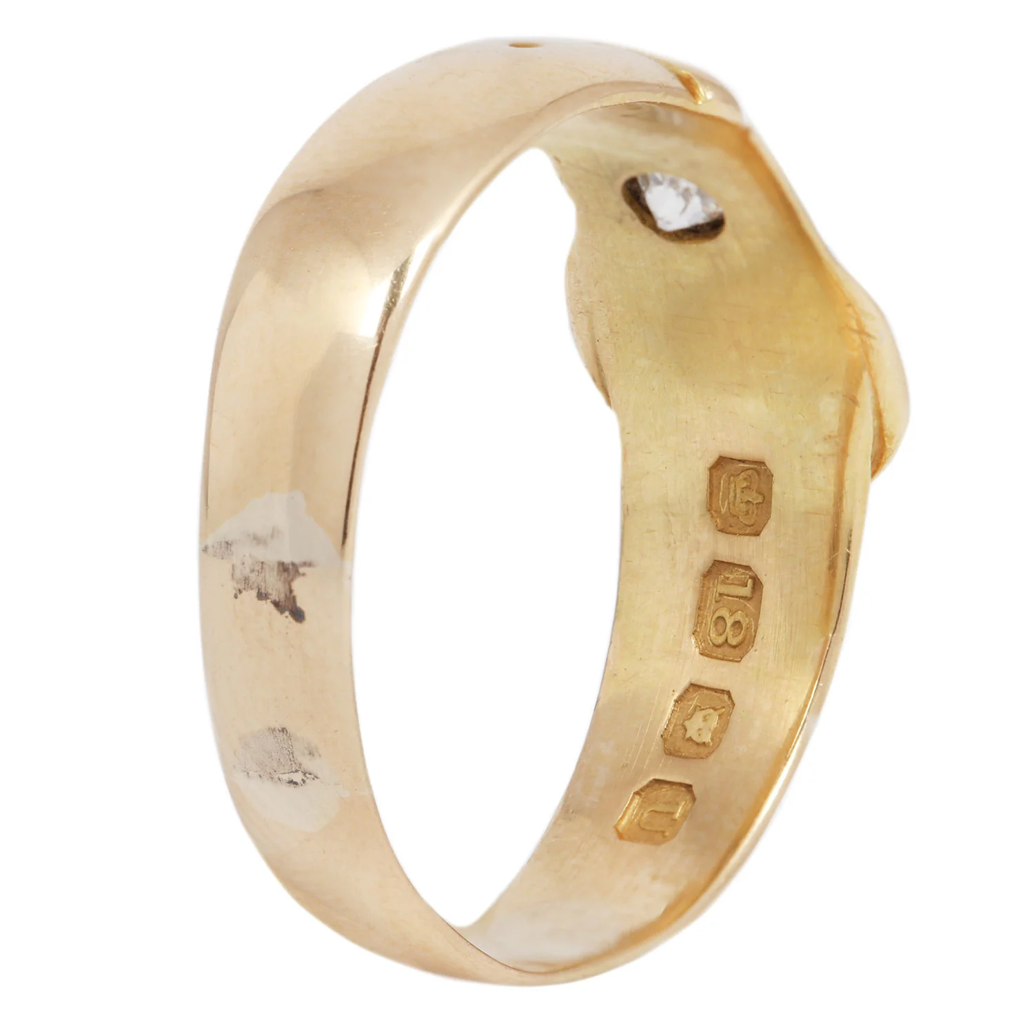 Derby Diamond Buckle Ring - Image 5