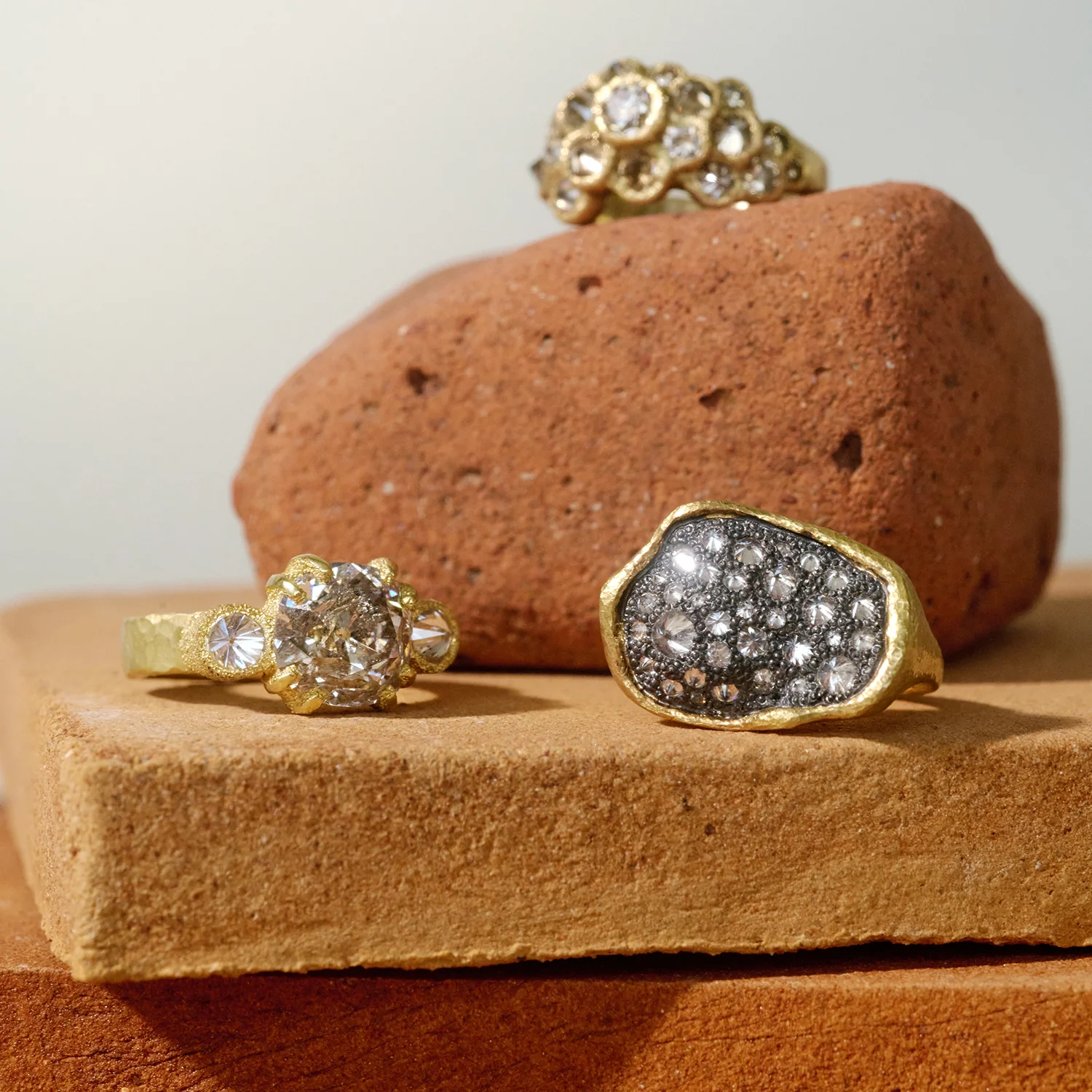 Inverted Diamond Relic Ring - Image 6