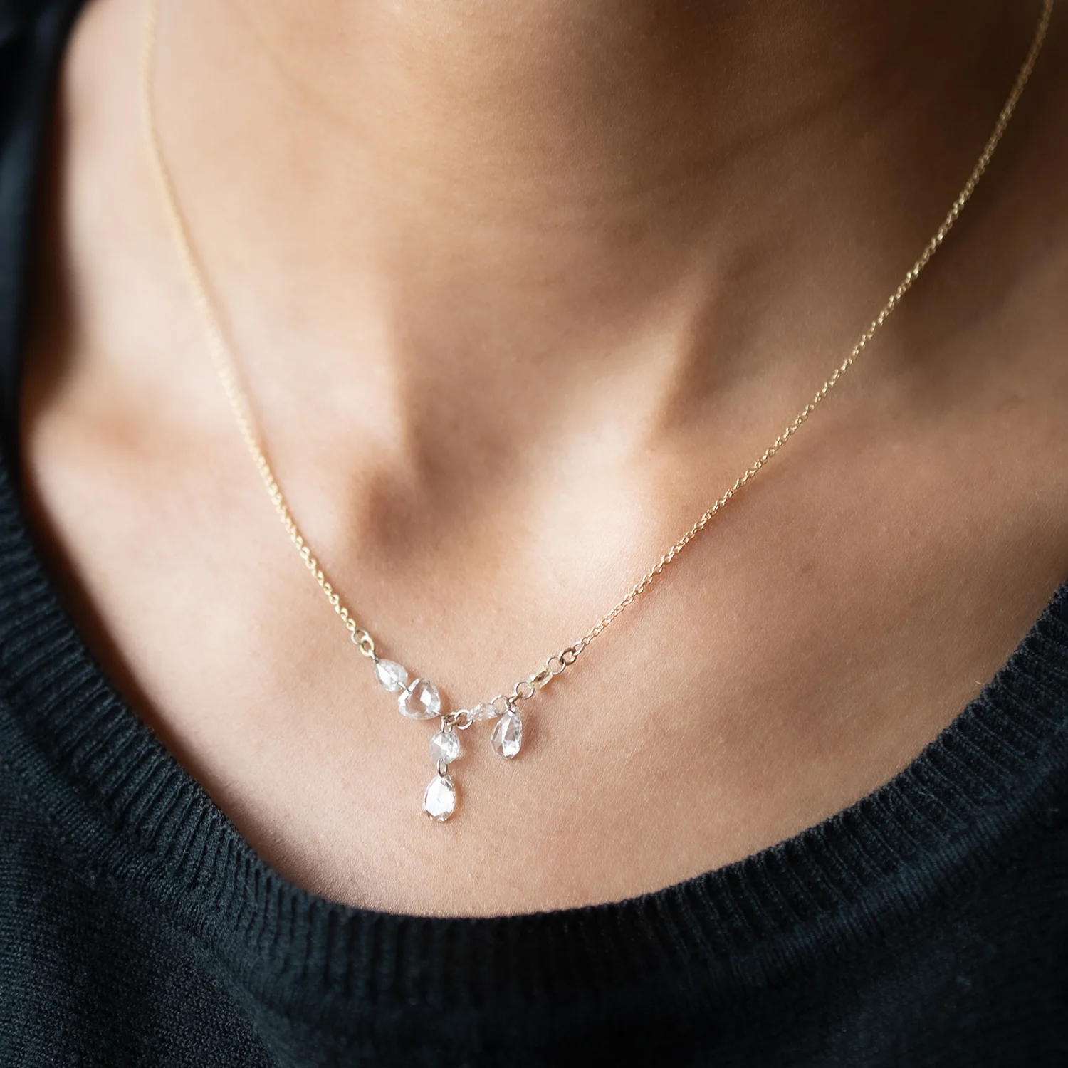 Diamond Drip Necklace - Image 2