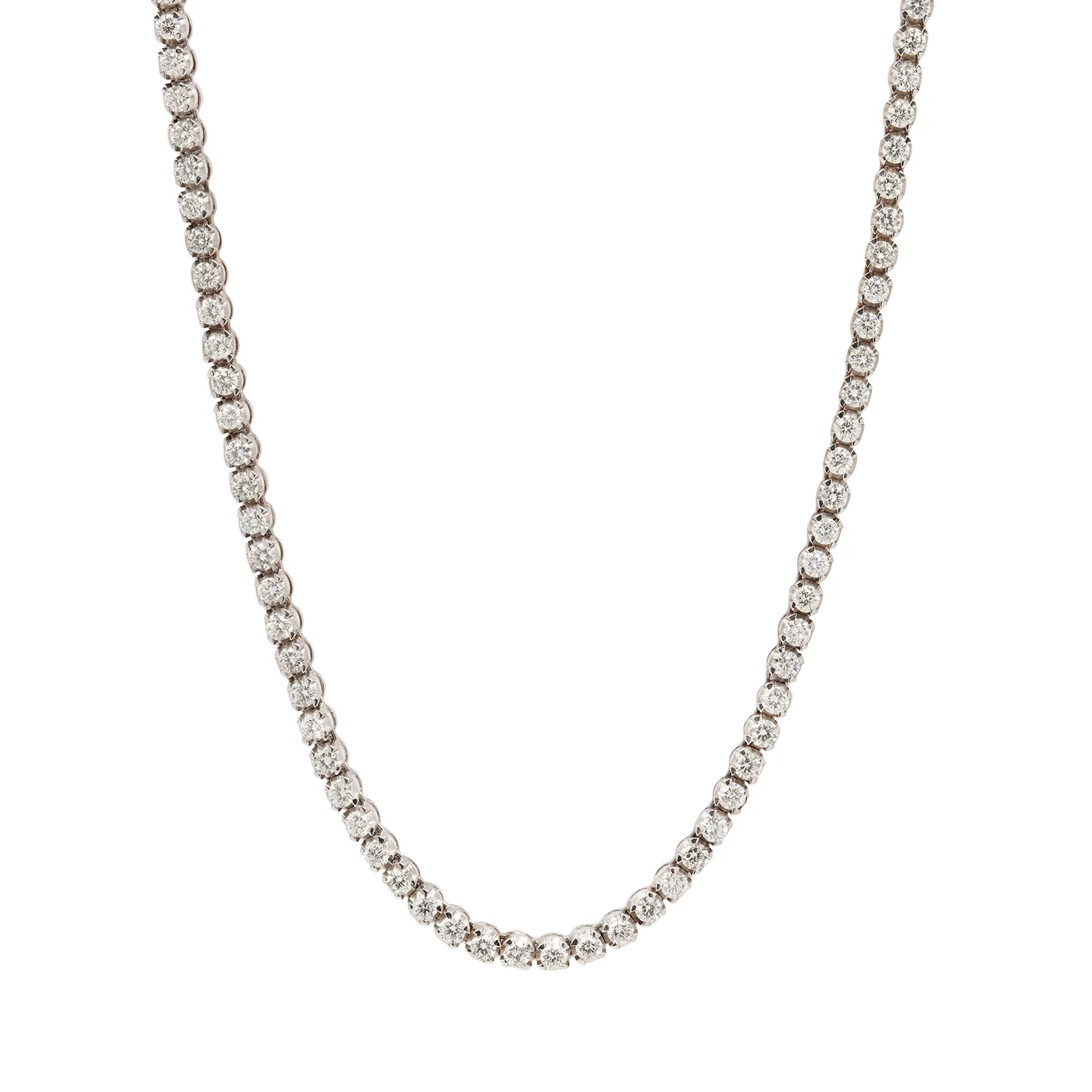 Diamond Shine Tennis Necklace