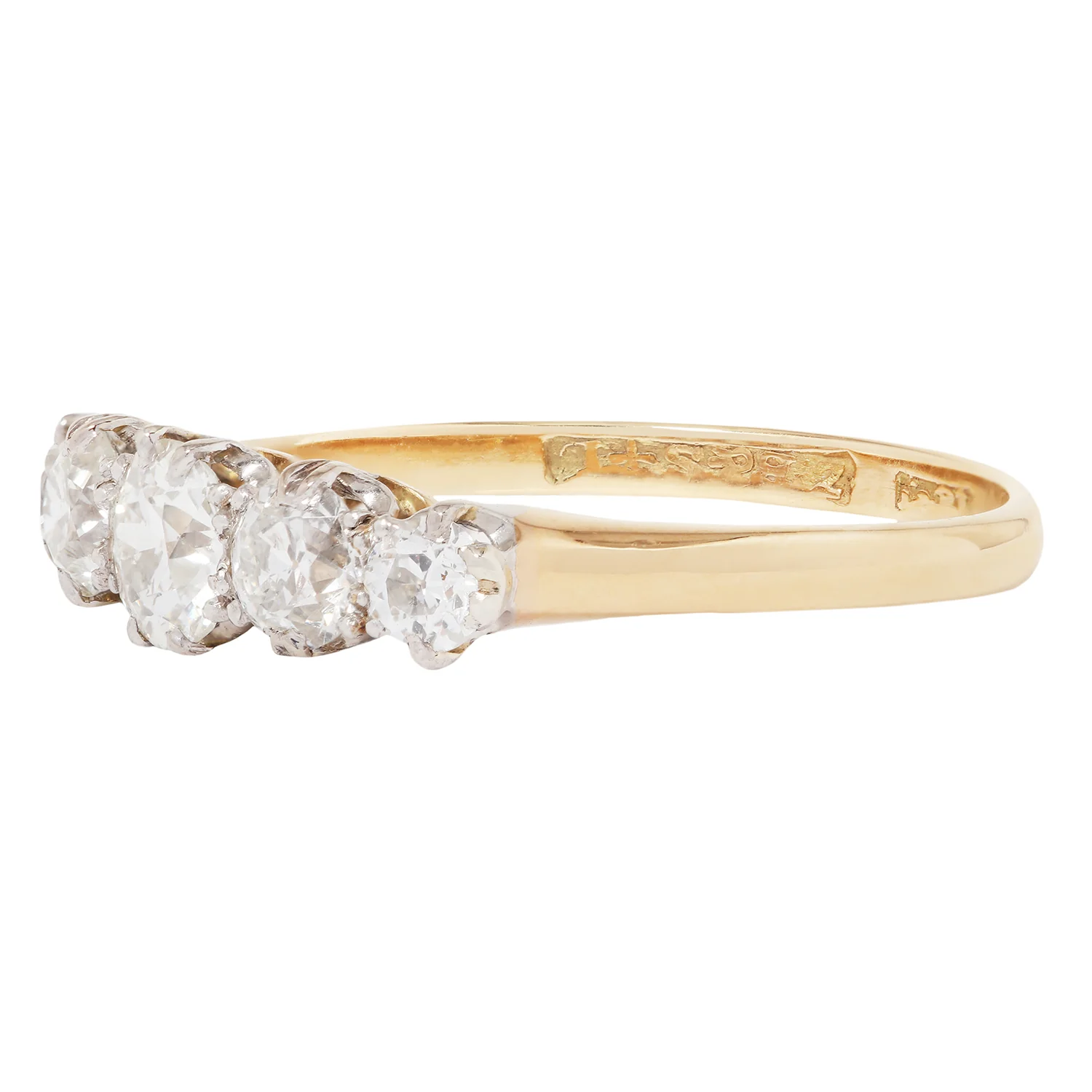 Edwardian Crown Diamond Ring - Image 3