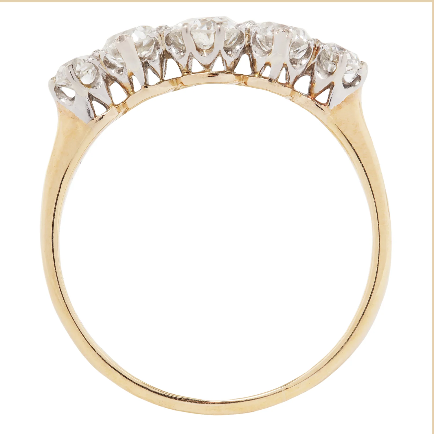 Edwardian Crown Diamond Ring - Image 4