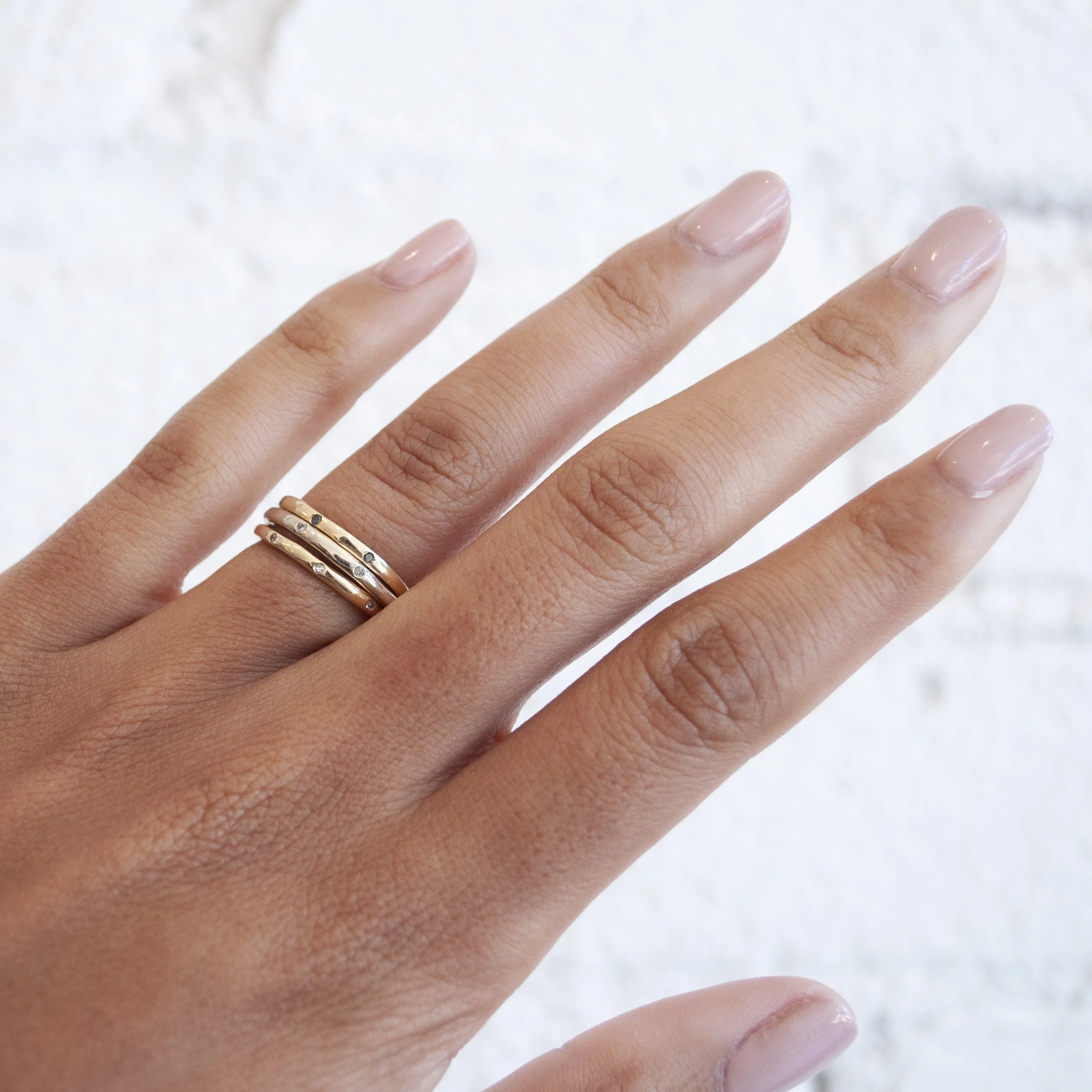 Eight White Diamond Band - Image 2