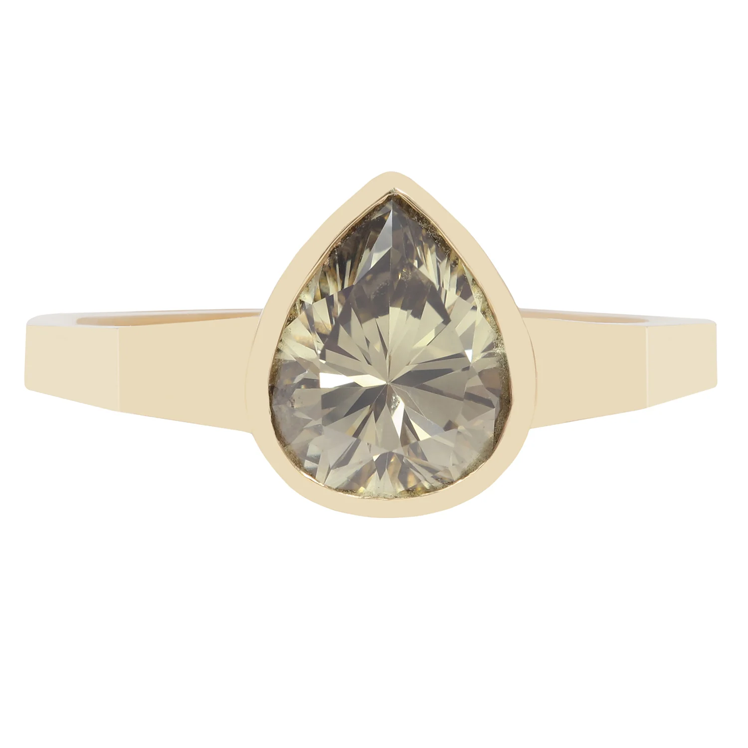 Fancy Green Diamond Mojave Ring
