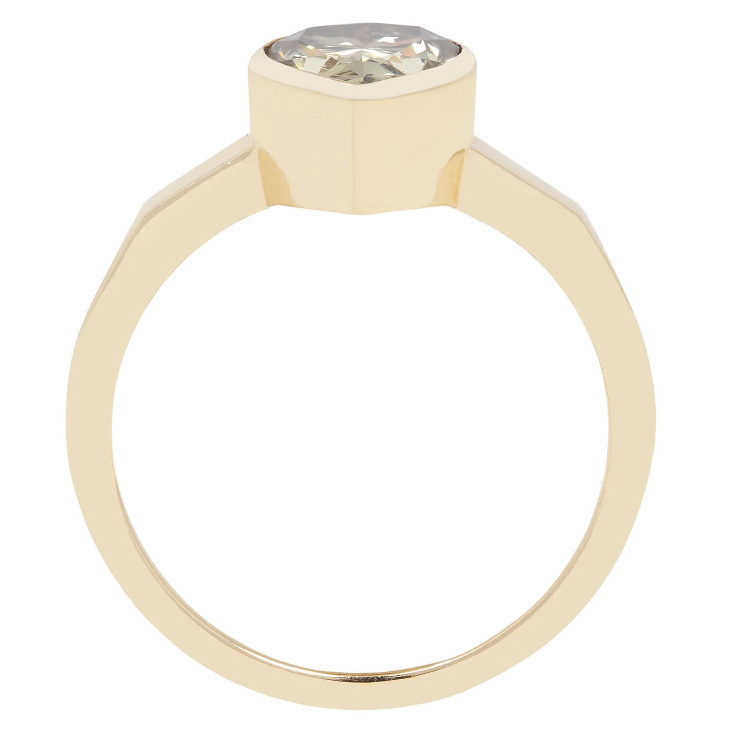 Fancy Green Diamond Mojave Ring - Image 4