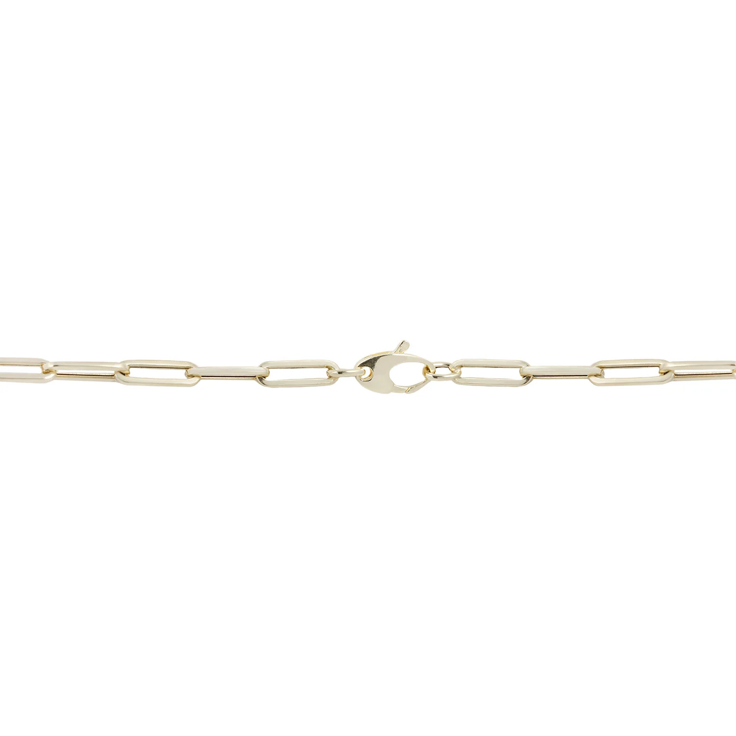 Golden Horizon Paperclip Necklace - Image 3
