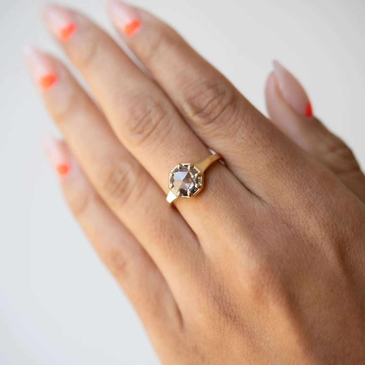 Galaxy Diamond Octagon Ring - Image 2