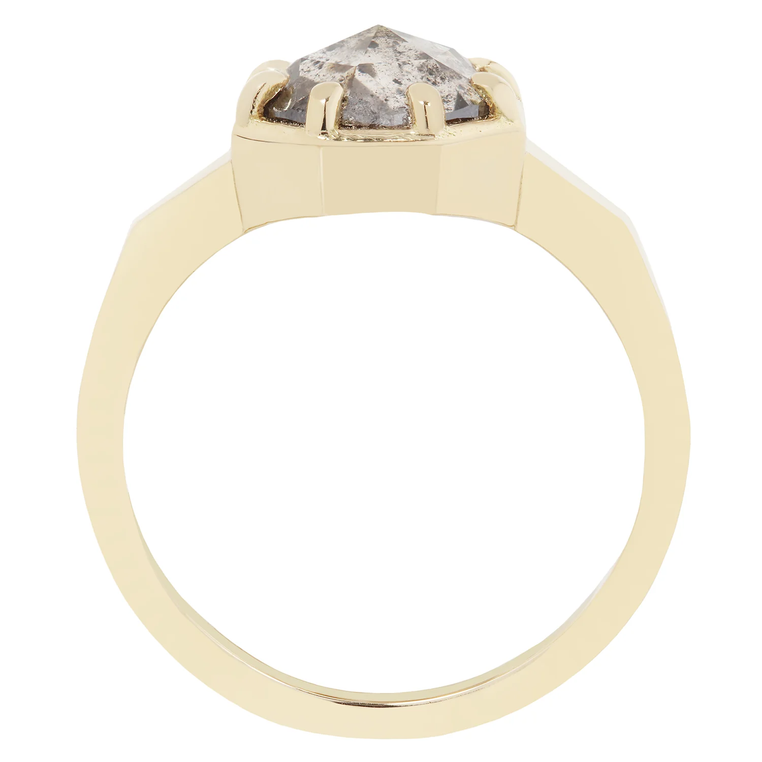 Galaxy Diamond Octagon Ring - Image 4