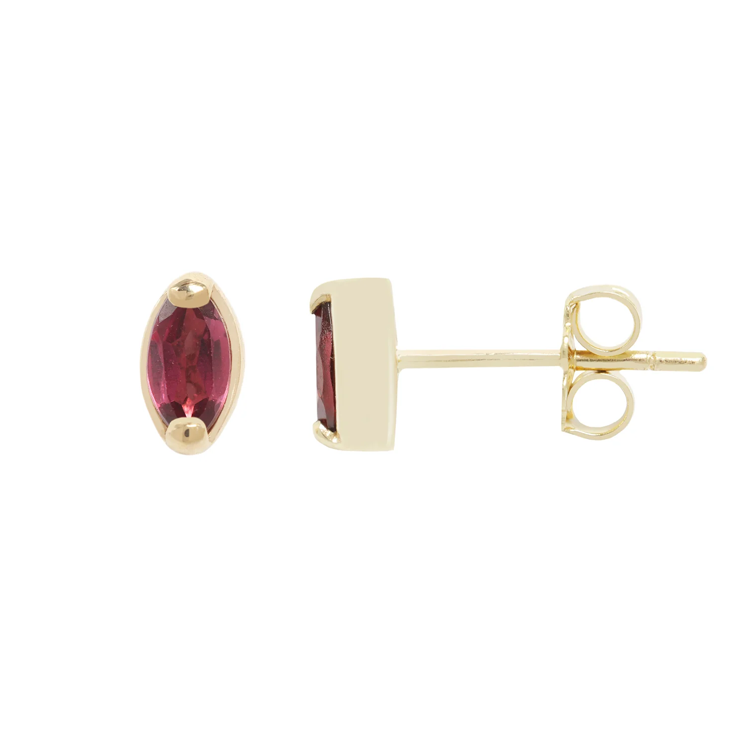 Garnet Marquise Studs - Image 3