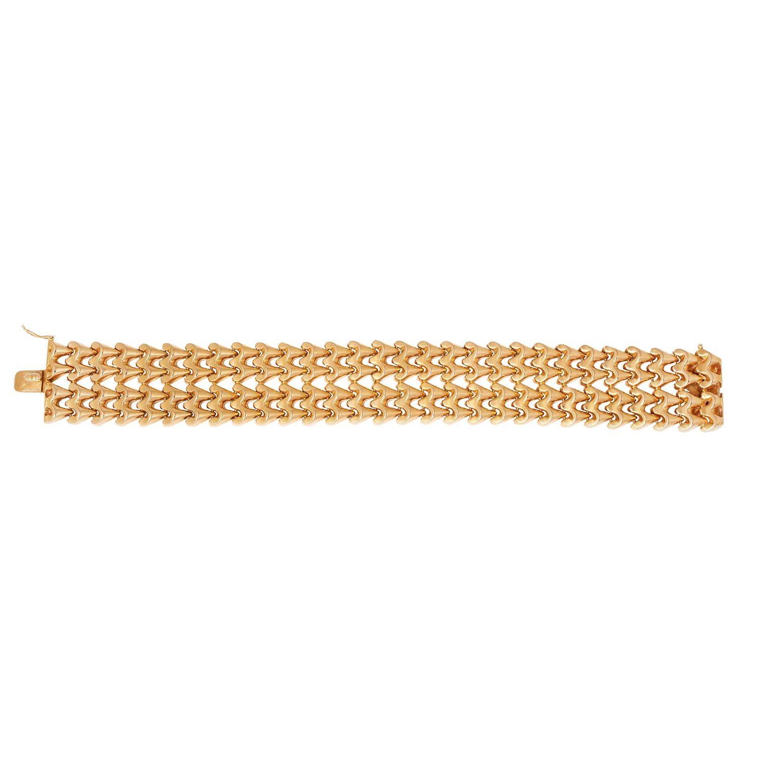 Gilded Lattice Link Bracelet - Image 4