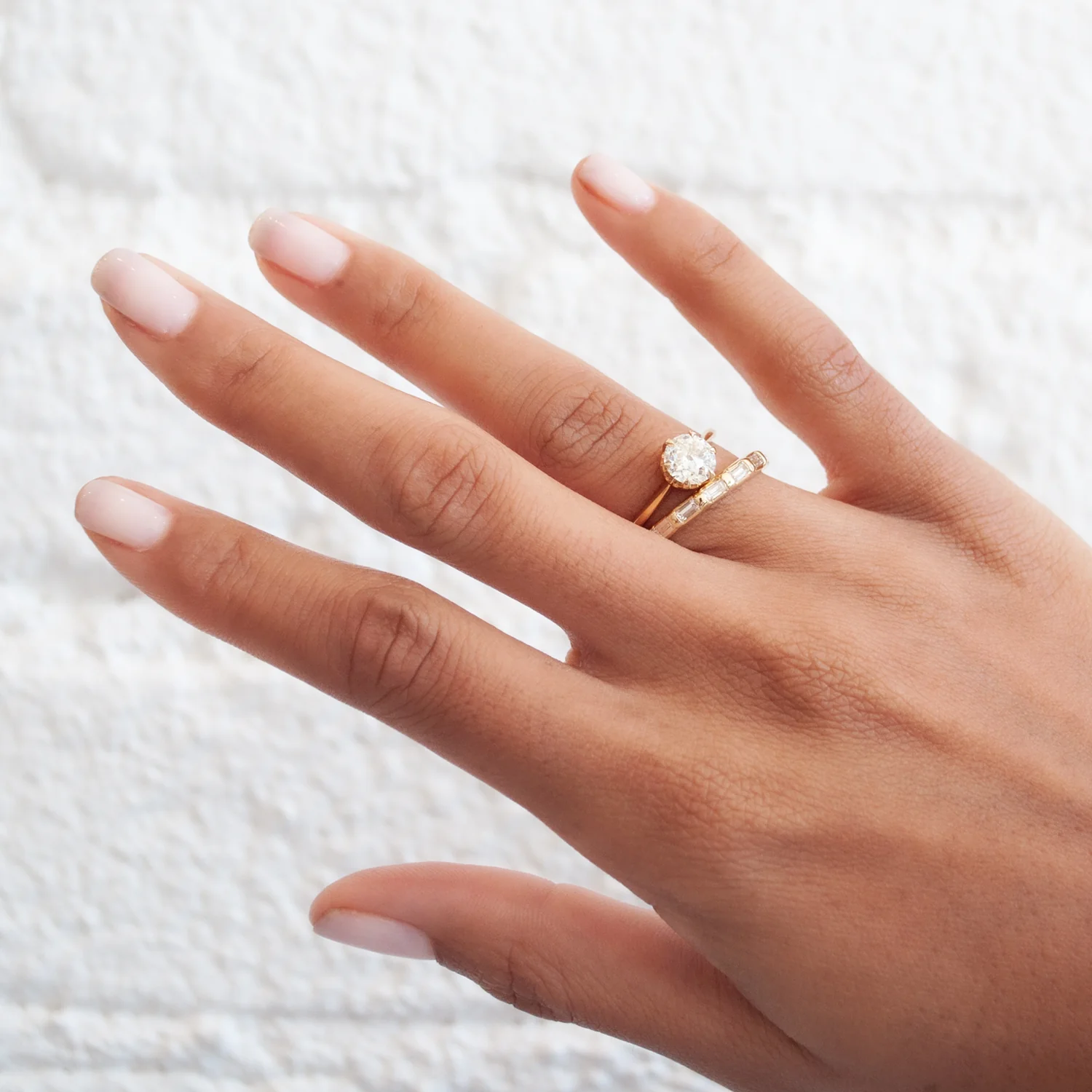 Gold & Diamond Baguette Eternity Band - Image 5