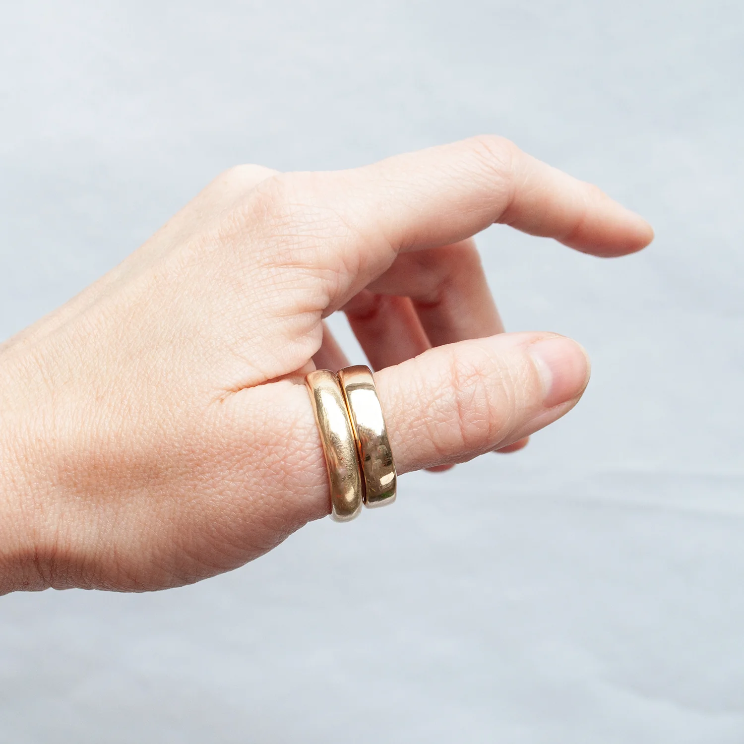 Gold Half Round Band - Image 3