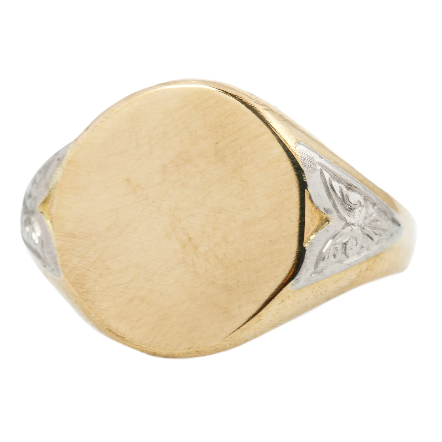 Gold & Platinum Antique Signet - Image 3