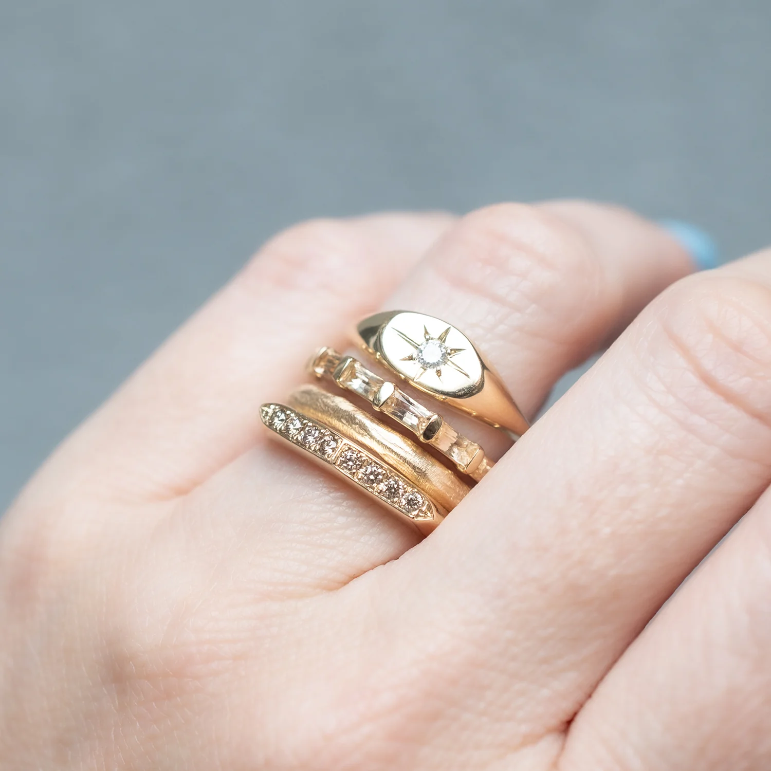 Gracia Champagne Diamond Ring - Image 5