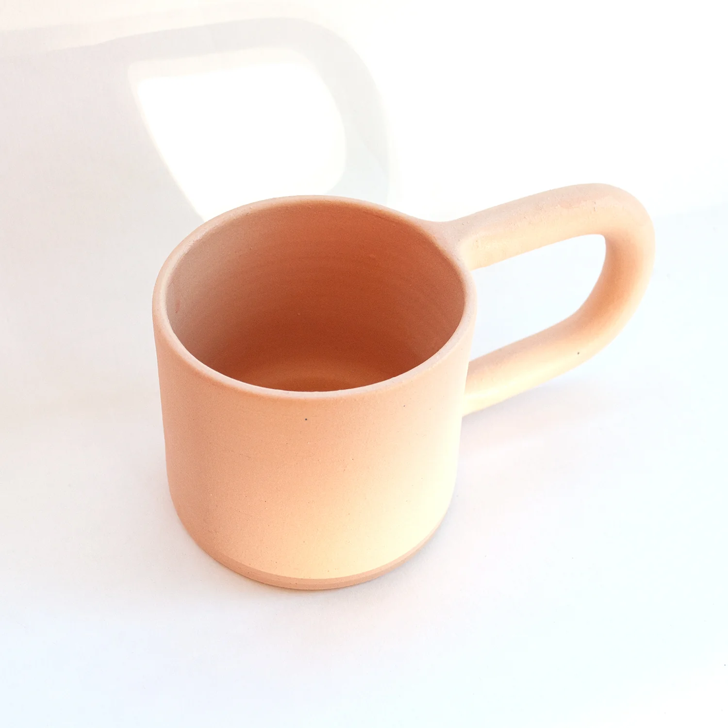 Hand Built Short Ceramic Mug - Image 3