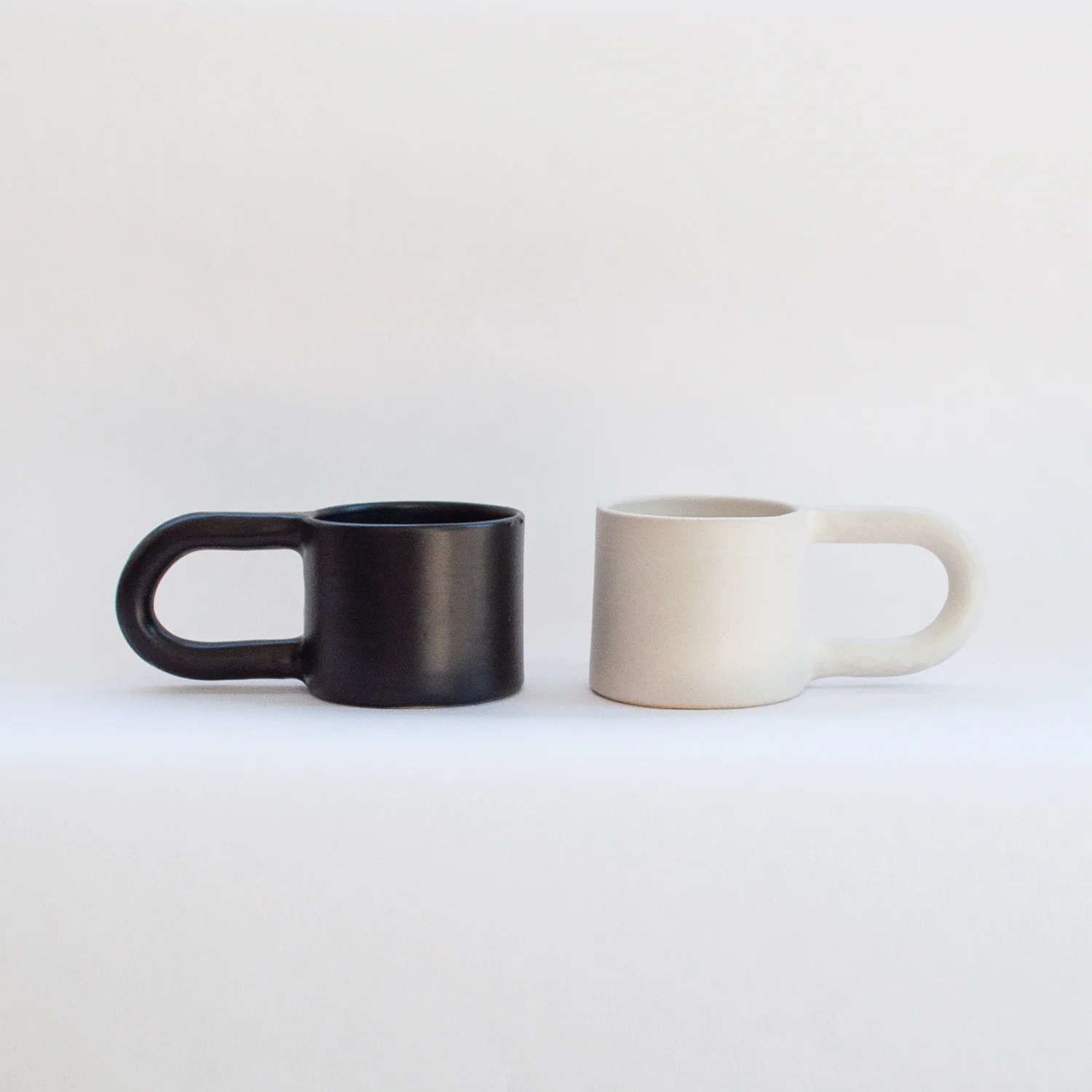 Hand Built Short Ceramic Mug - Image 6