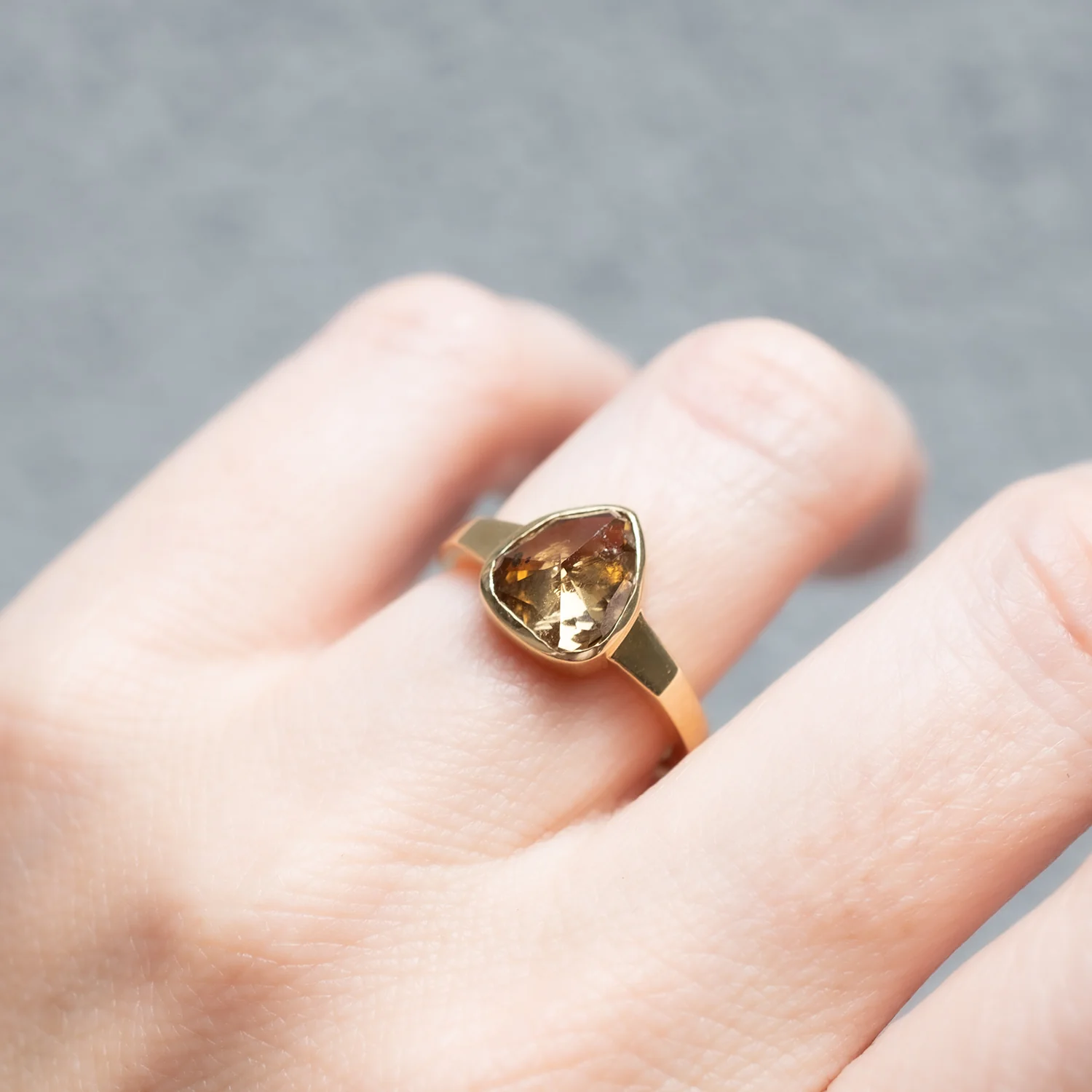 Hazel Diamond Pear Ring - Image 2