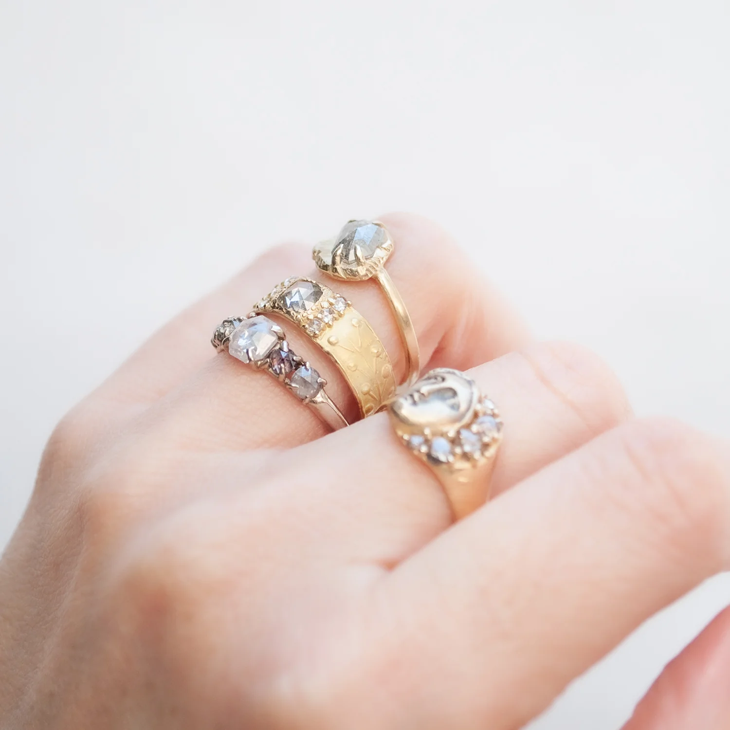 Heart of Antinous Solitaire Ring - Image 7