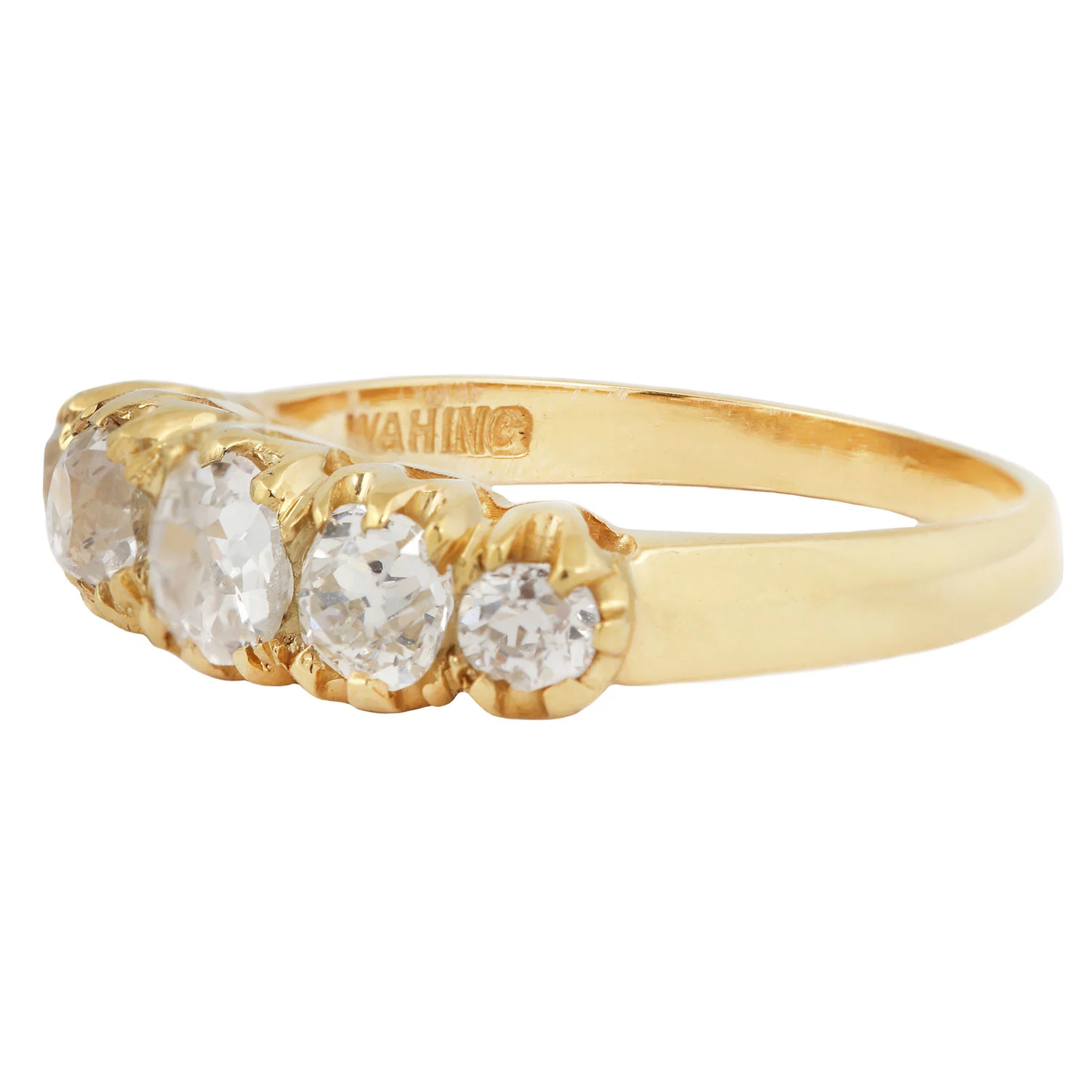 High Crown Half Hoop Ring - Image 3