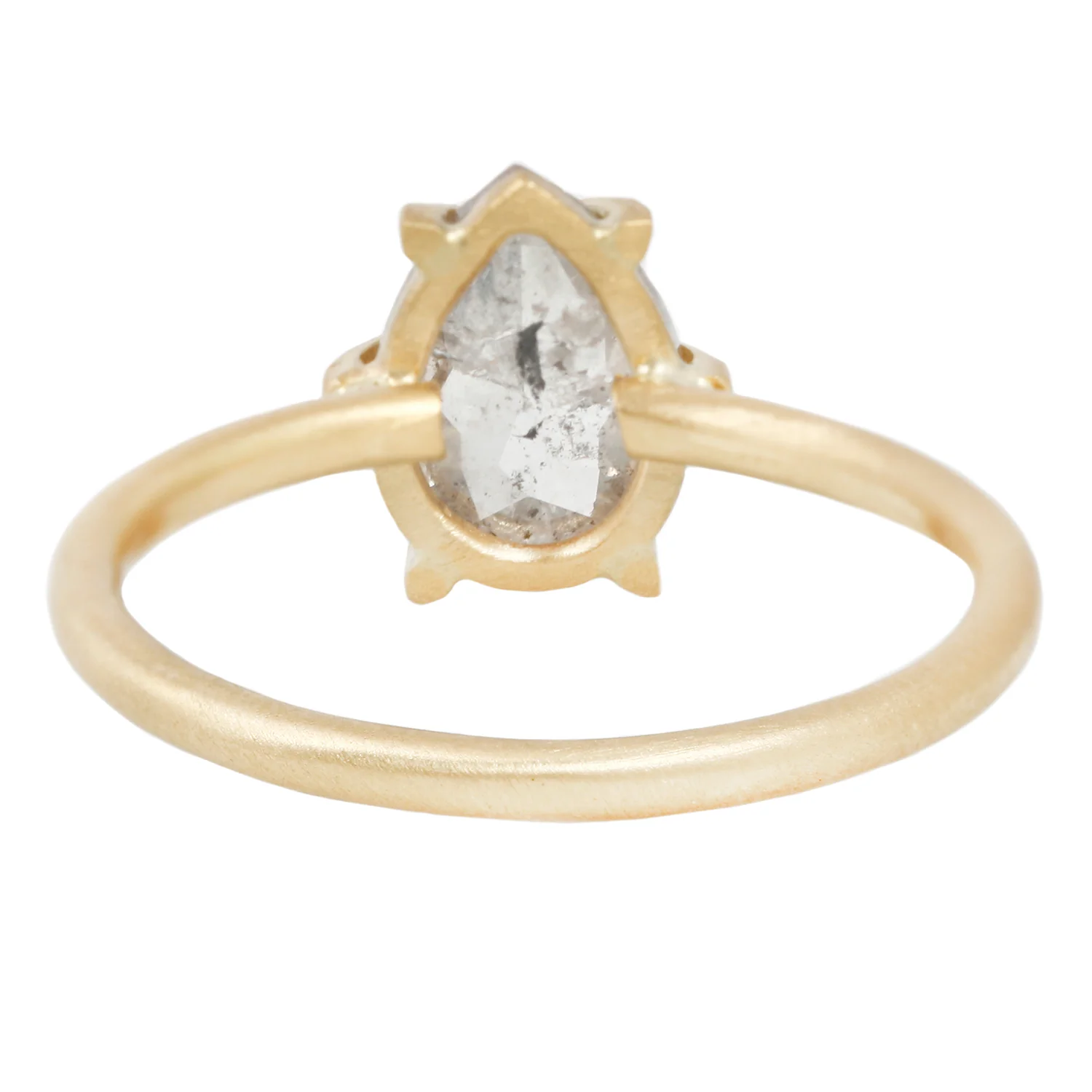 Icy Pear Diamond Hera Solitaire - Image 3